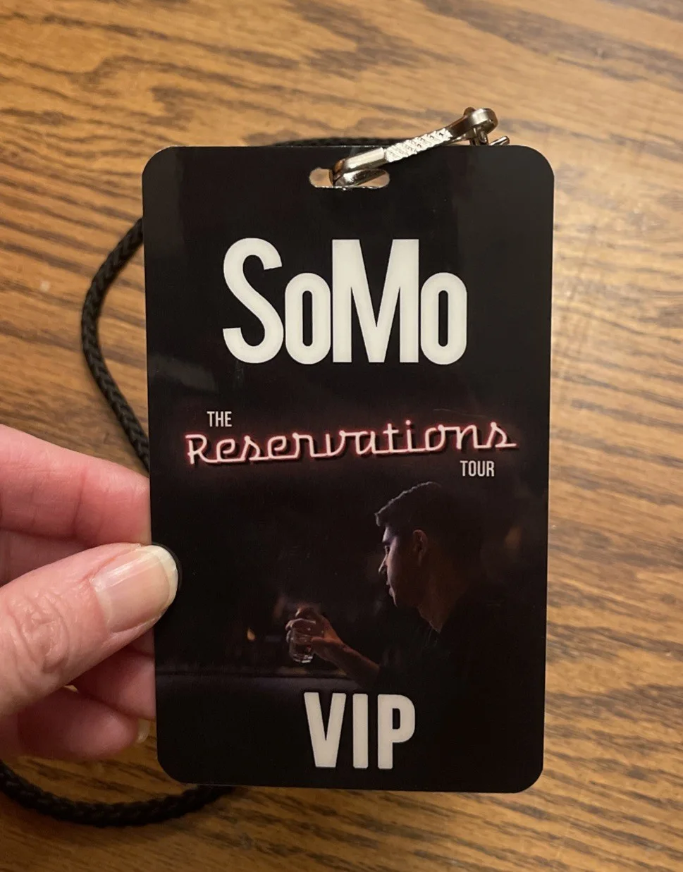 Autographed SoMo Concert Ticket With VIP Badge And The Answers Tour Notebook, изображение 3