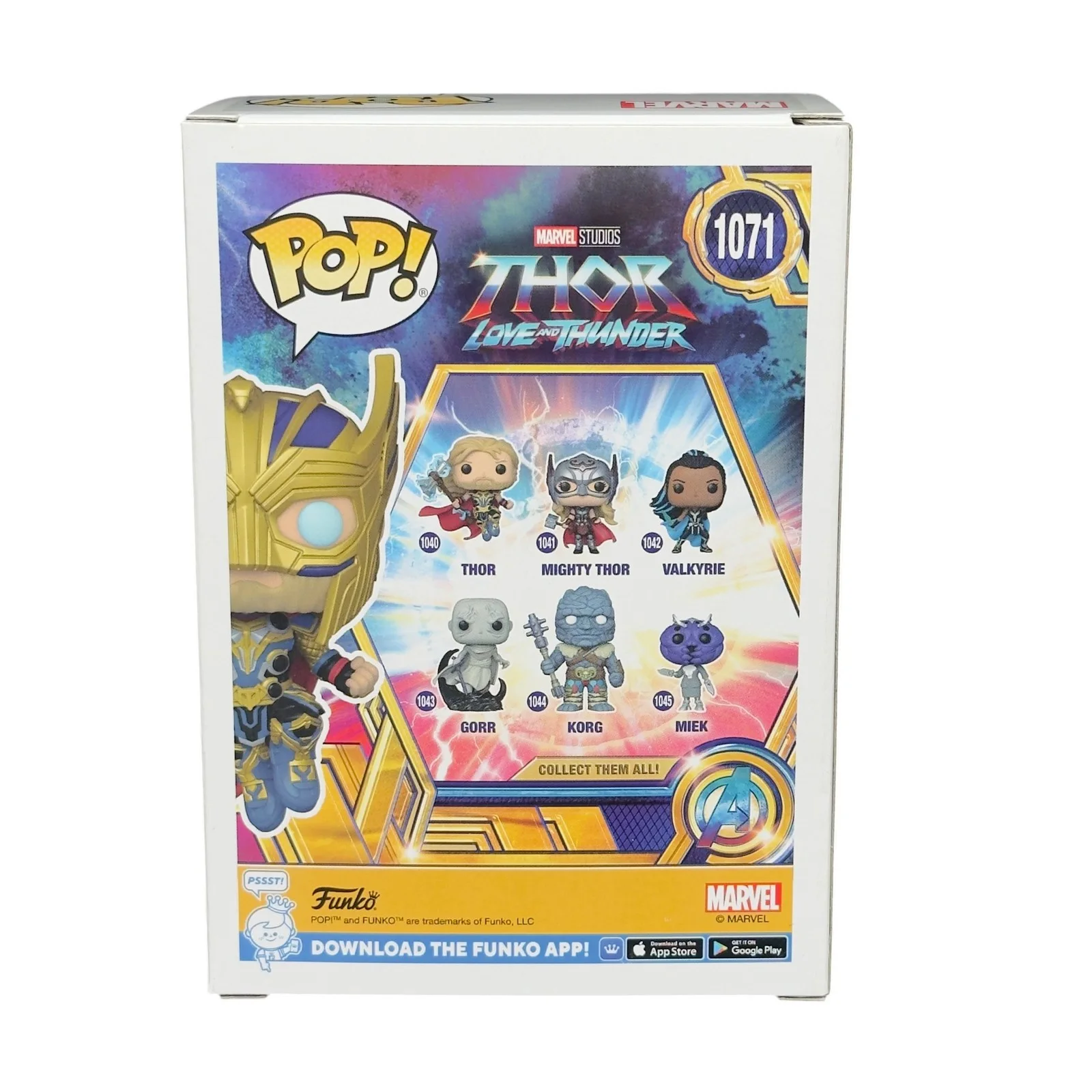 Chris Hemsworth — Chris Hemsworth Signed Thor Love & Thunder Funko Pop 1071 Beckett Autograph, изображение 3