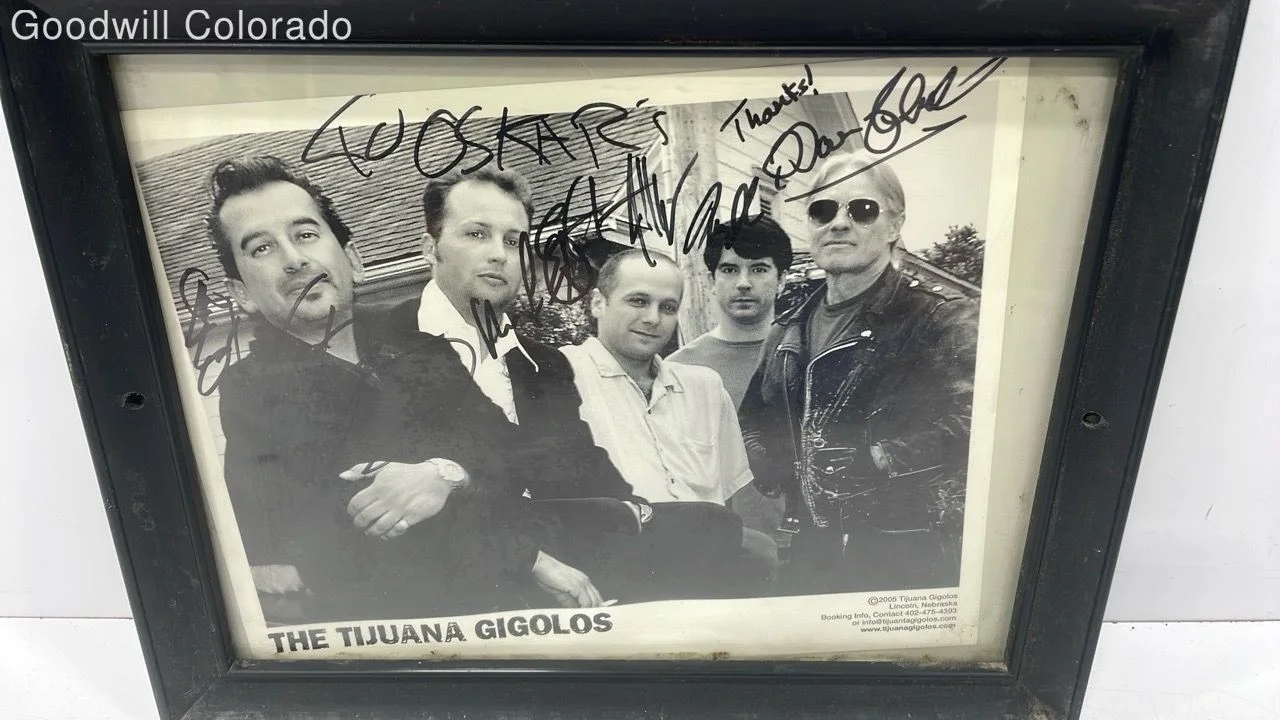 Autographed Tijuana Gigolos Framed Poster - Signatures Not Authenticated, image 3