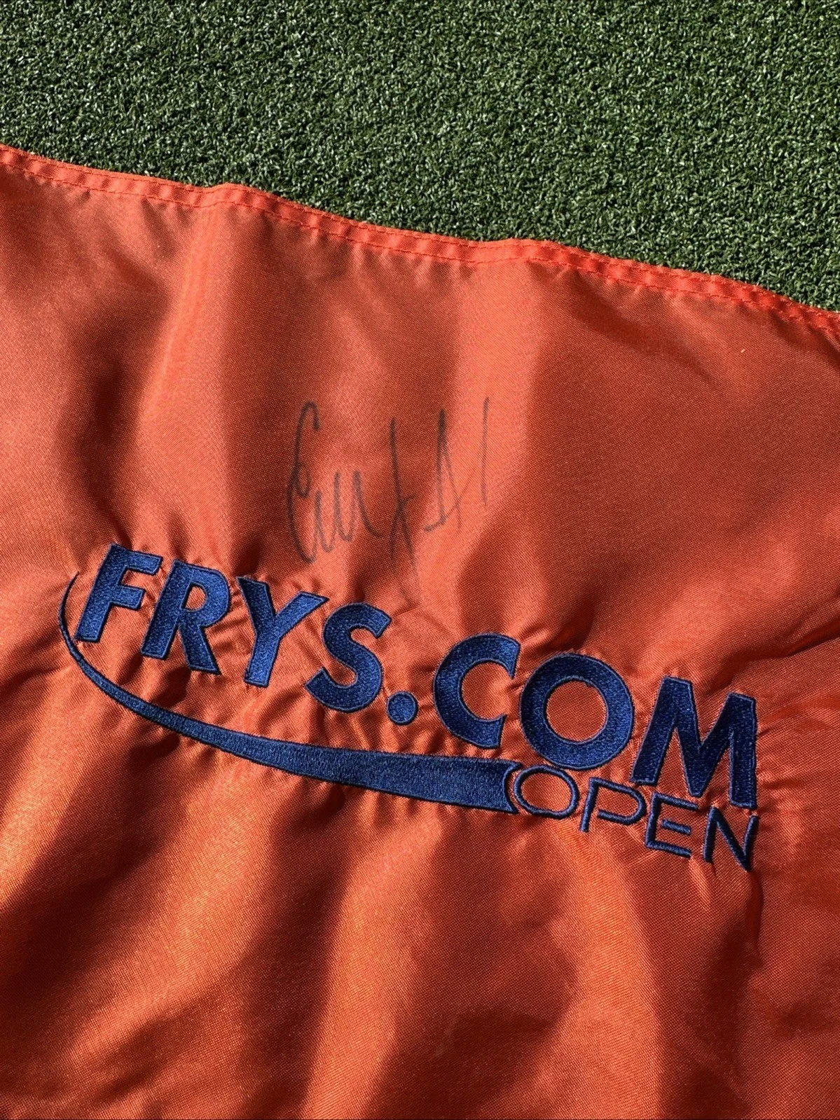 Signed Fry’s Flag Emilio grillo, image 2