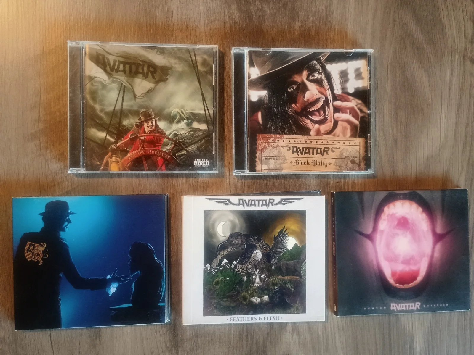 AVATAR 2017 TOUR POSTER BAND SIGNED +5 CD apocalypse Hunter Feathers Mint RARE, изображение 2