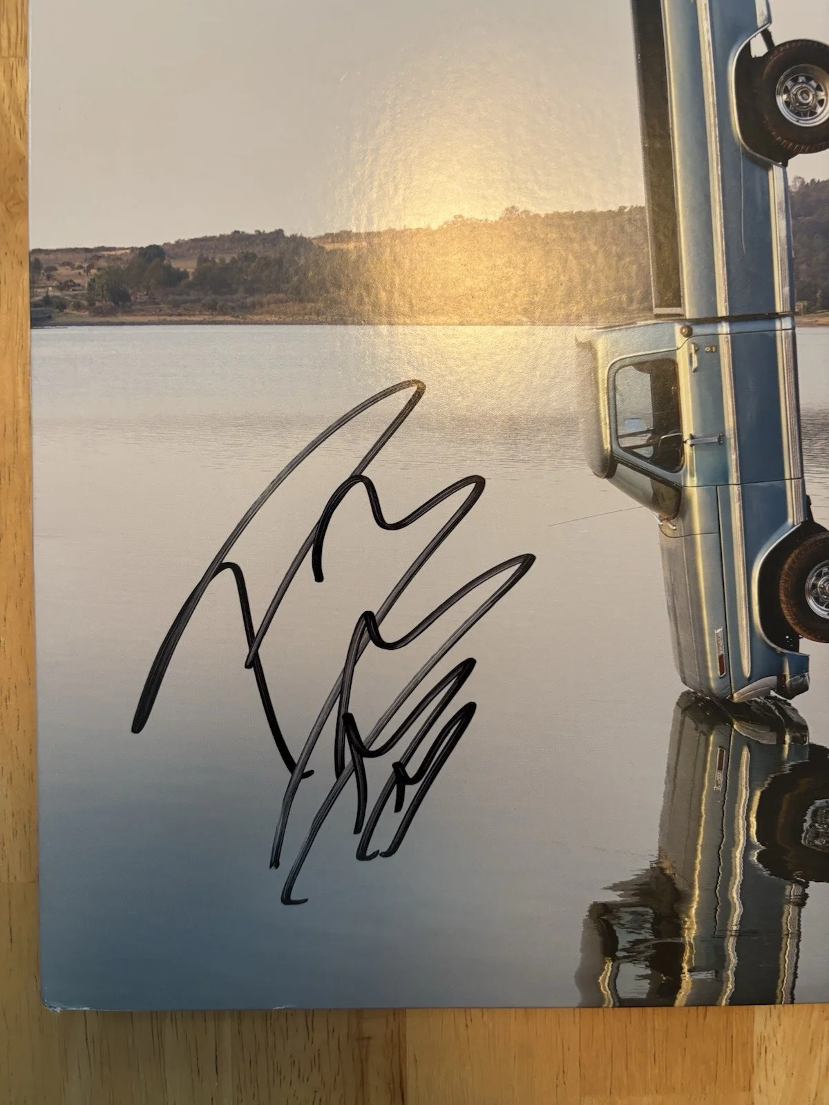 POST MALONE "F-1 TRILLION" AUTOGRAPHED VINYL “I Had Some Help”. JSA, image 2
