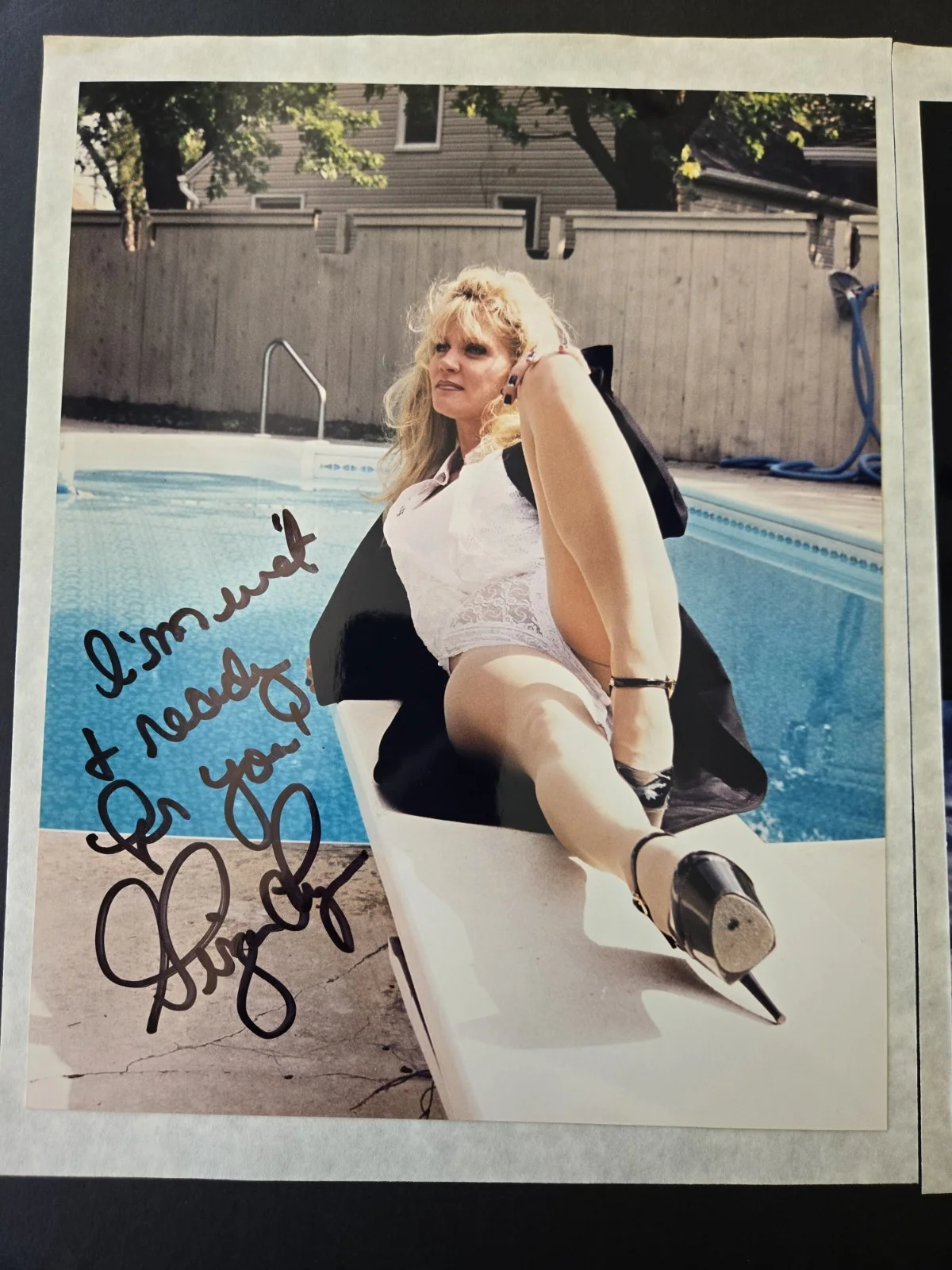 ginger lynn — Ginger Lynn Allen Signed Photo Set/lot Actress Celebrity Model Porn Star, изображение 3