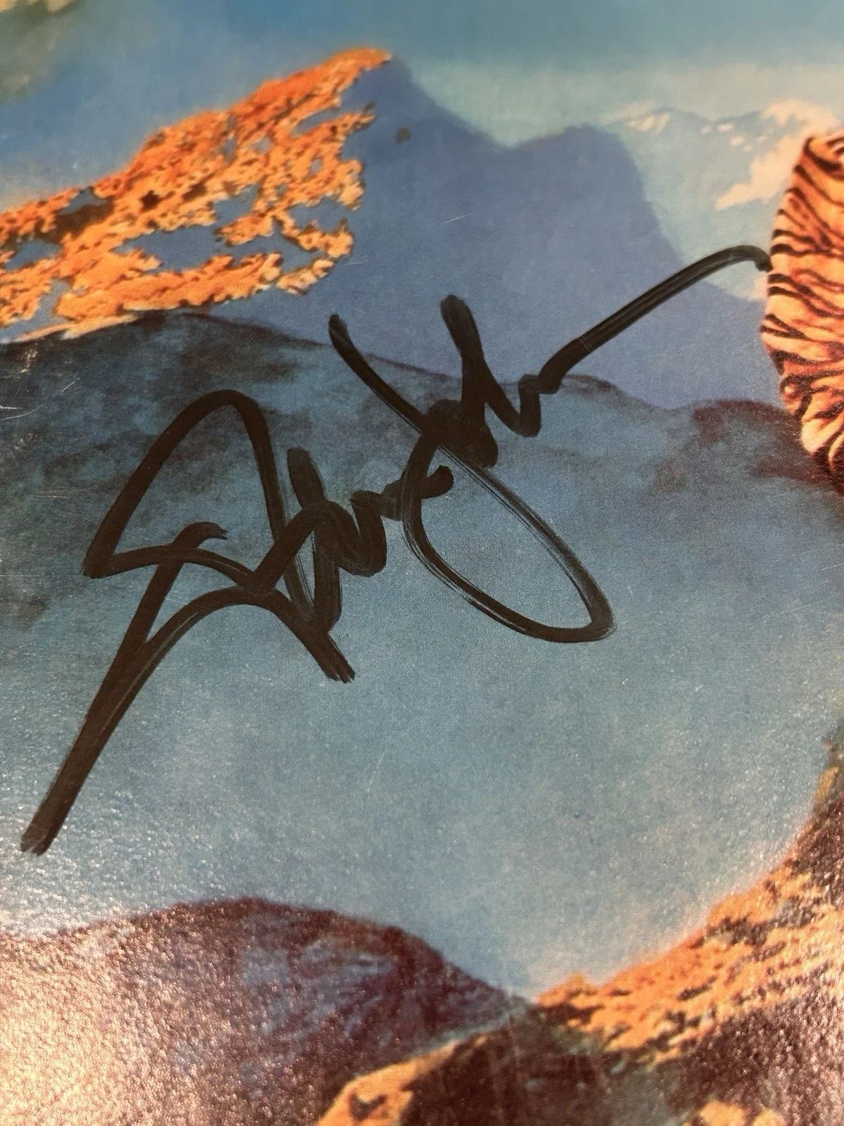 Elton John Caribou LP Record Album Autographed Signed Vinyl w/ Sleeve, изображение 2