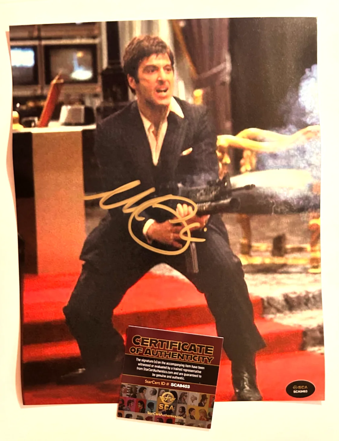 Al Pacino — AL PACINO Signed (SCARFACE) 8x10" Authentic Original Autograph GENUINE w/COA, image 5