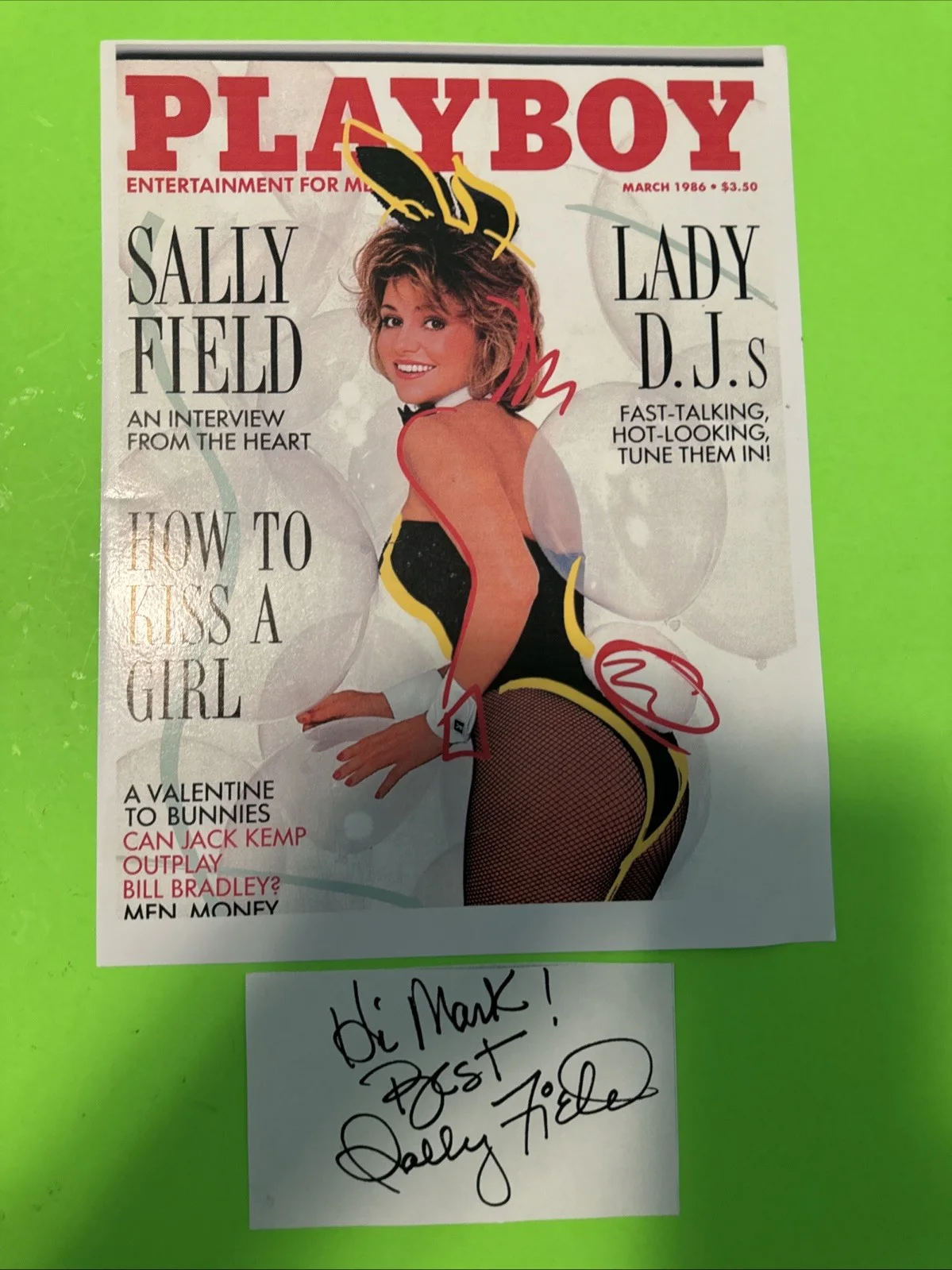 Sally Field Signed Autograph Display, image 2