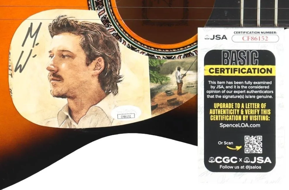 Morgan Wallen — Morgan Wallen Signed I'm The Problem 38" Acoustic Guitar JSA, image 2