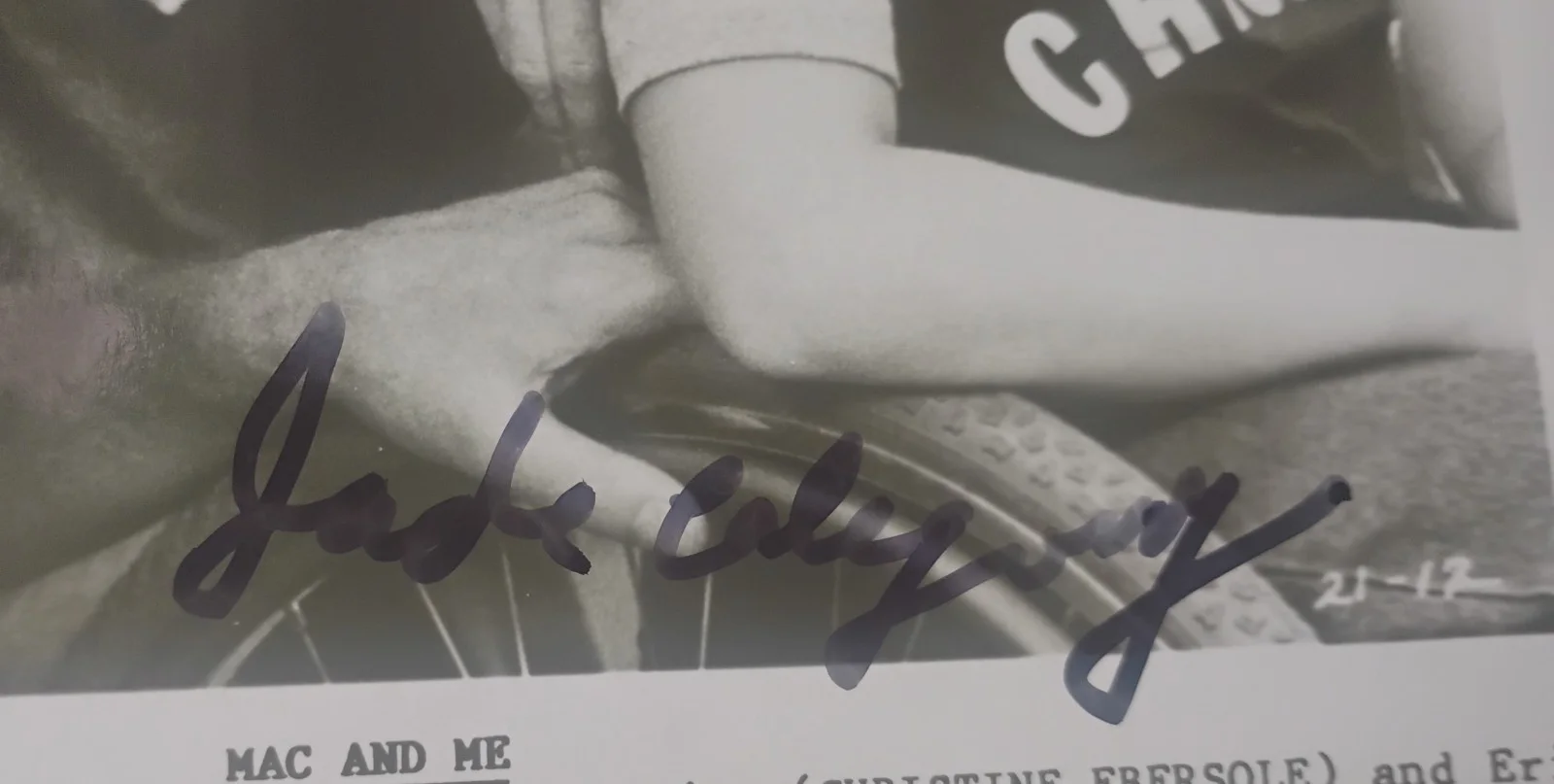 Christine Ebersole Jade Calegory Hand Signed 8x10 Photo COA Mac & MeN O TARIFFS, image 3