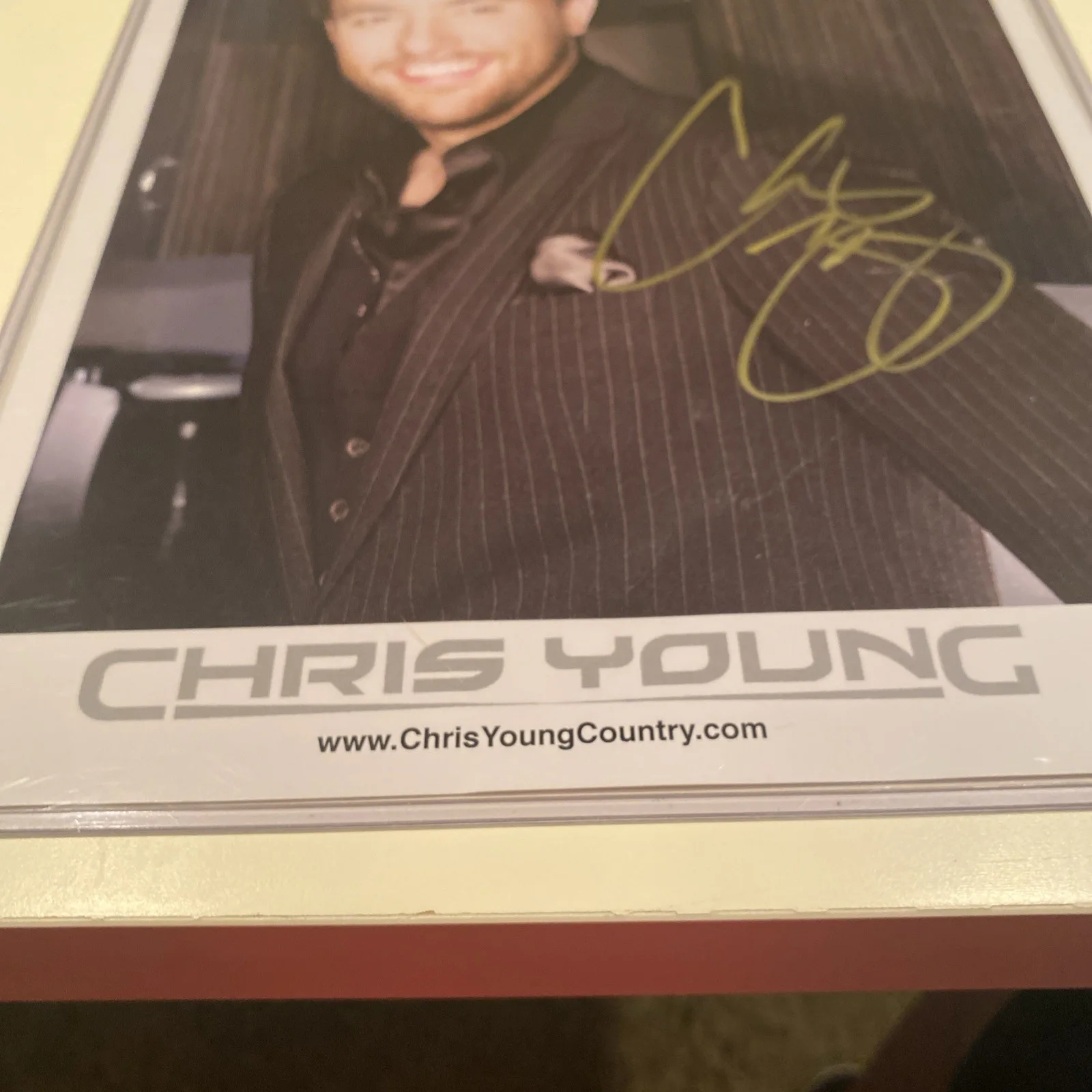 Chris Young signed 8x10 Color Photo, Country Singer - Meet & Greet Autograph, изображение 4
