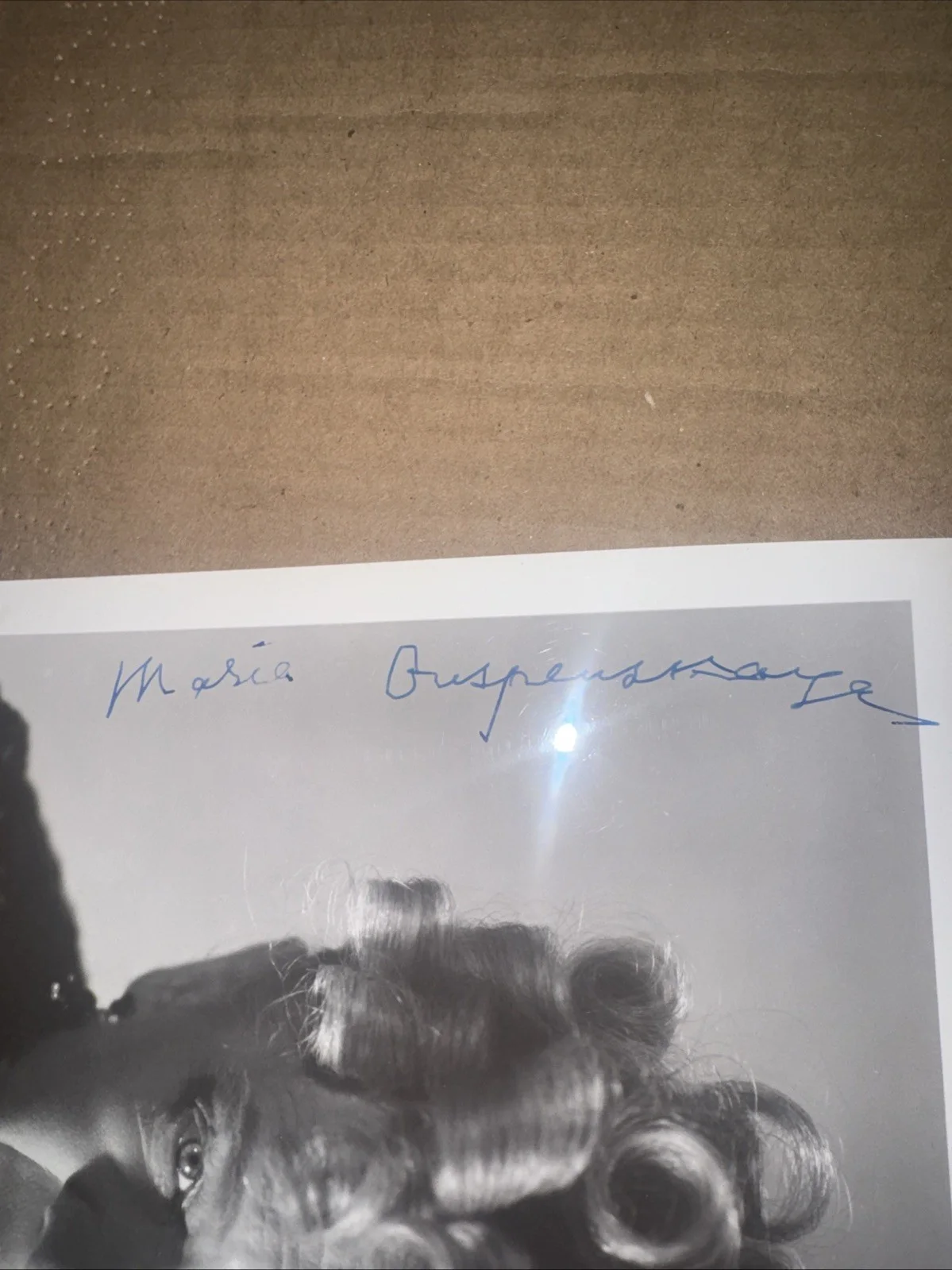 Maria Ouspenskaya Frankenstein Meets The Wolf Man Actress Autograph Signed Photo, image 2