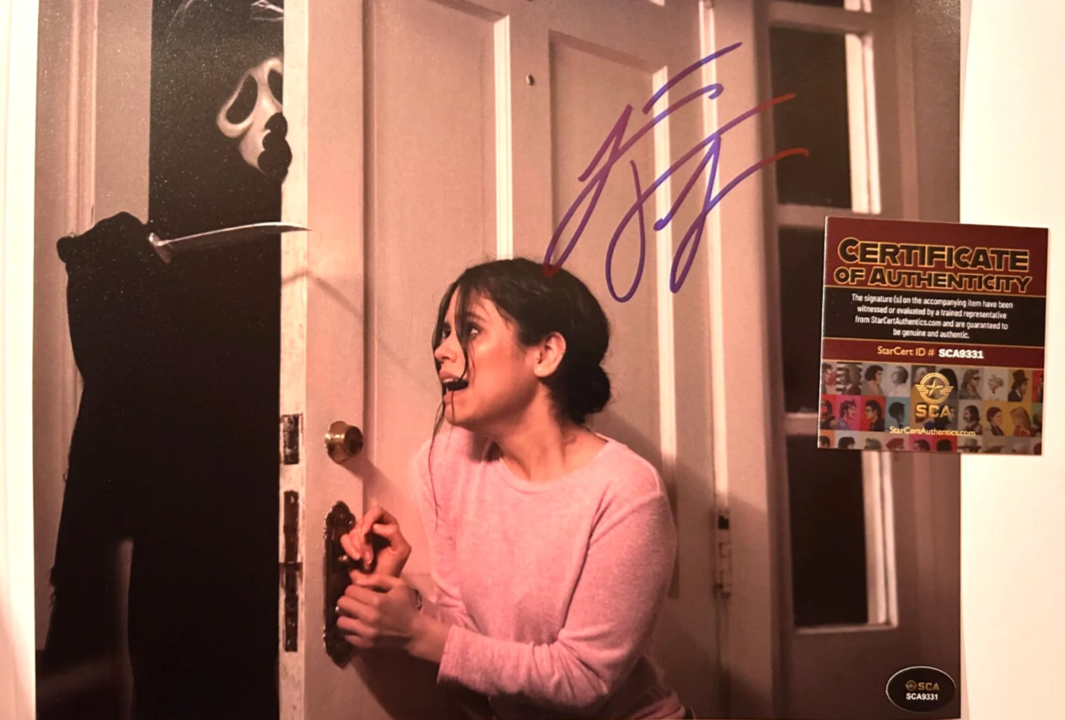 Jenna Ortega — JENNA ORTEGA Signed (SCREAM) 8x10" Authentic Original Autographs w/COA, image 3