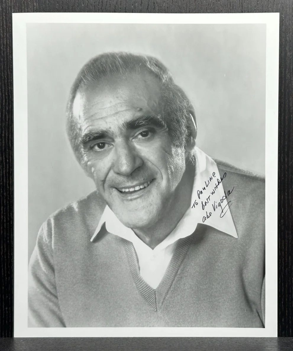 Abe Vigoda — ABE VIGODA SIGNED 8x10 PHOTO Original Authentic Autograph JSA COA The Godfather, изображение 2
