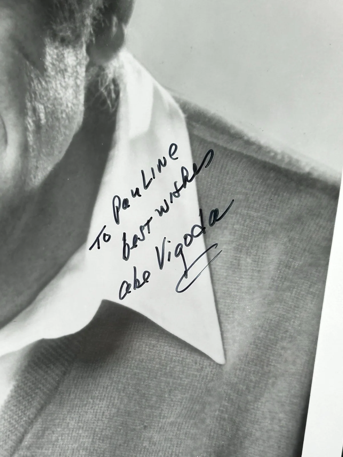 Abe Vigoda — ABE VIGODA SIGNED 8x10 PHOTO Original Authentic Autograph JSA COA The Godfather, изображение 3