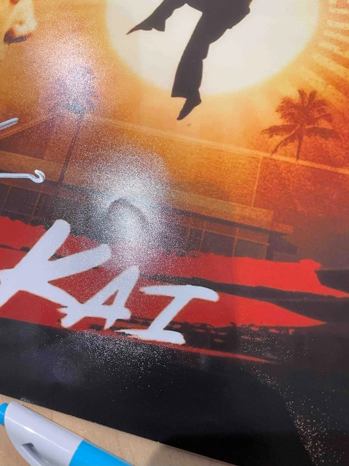 Ralph Macchio — Ralph Macchio Signed Cobra Kai Poster. Damaged A, image 2