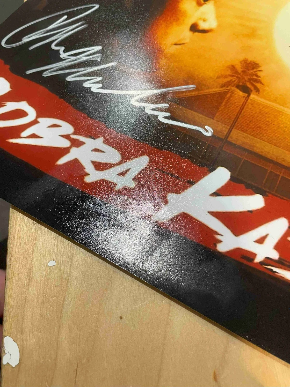 Ralph Macchio — Ralph Macchio Signed Cobra Kai Poster. Damaged A, image 3