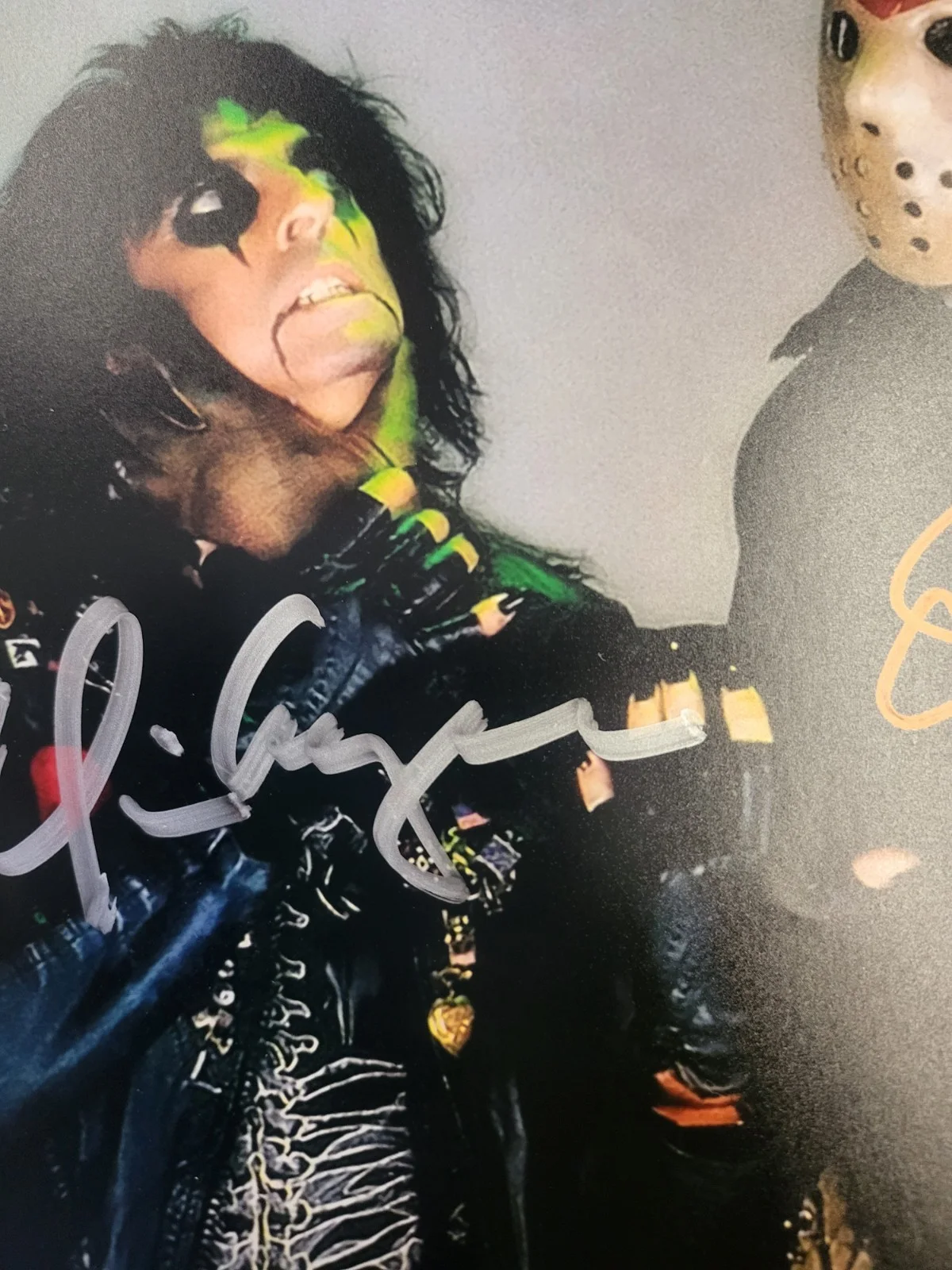 CJ Graham — CJ GRAHAM Alice COOPER 2x Signed 8x10 PHOTO Jason Friday the 13th 6 Auto BAS C, изображение 5