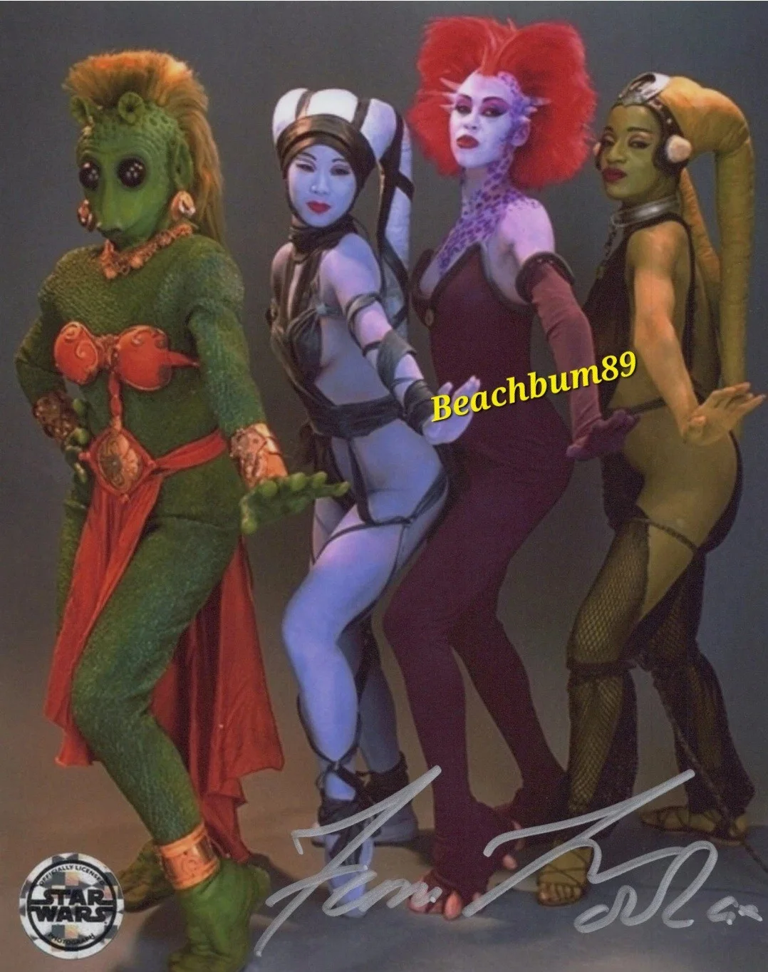 Femi Taylor — "Star Wars Return Of The Jedi" - FEMI TAYLOR as 'Oola' - Signed 8x10 Photo w/COA