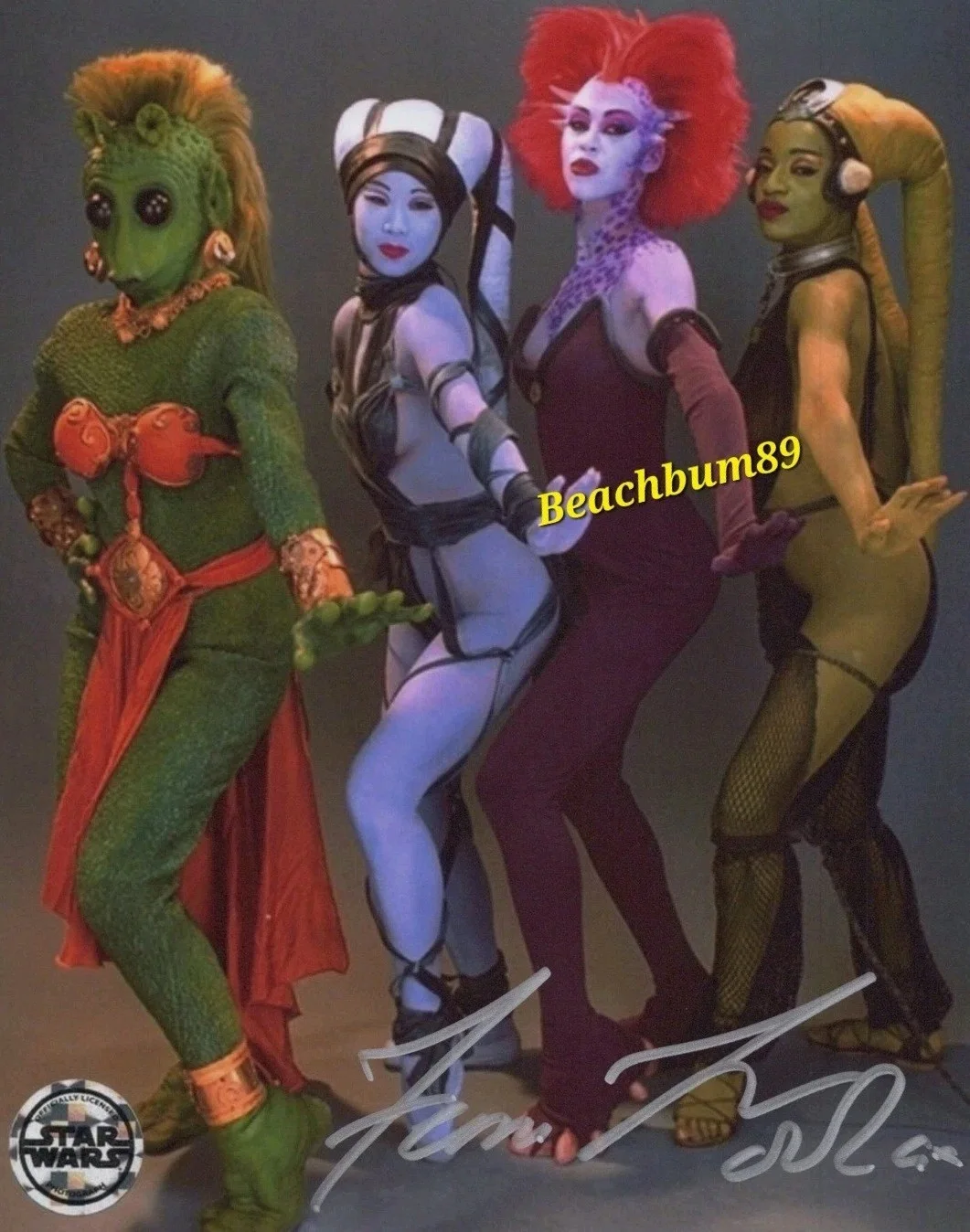 Femi Taylor — "Star Wars Return Of The Jedi" - FEMI TAYLOR as 'Oola' - Signed 8x10 Photo w/COA, изображение 5