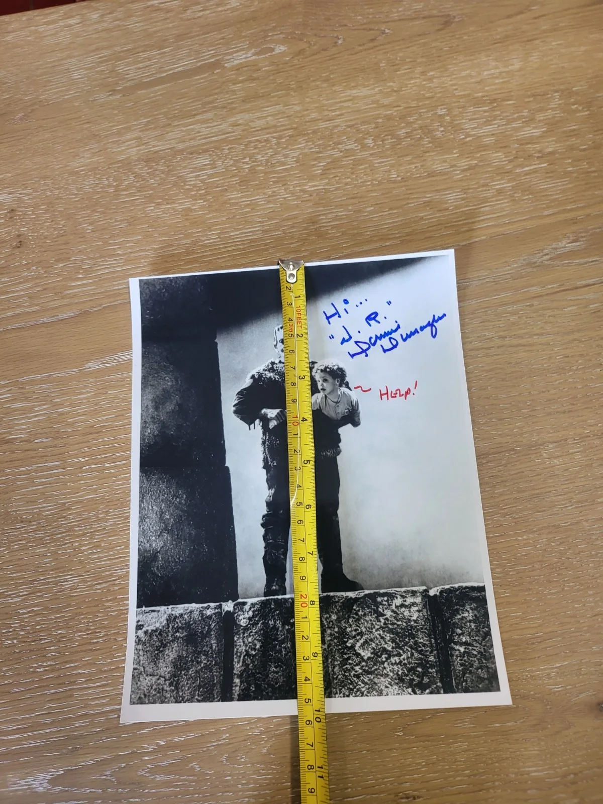 Donnie Dunagan — Donnie Dunagan SIGNED Son of Frankenstein Poster, image 5