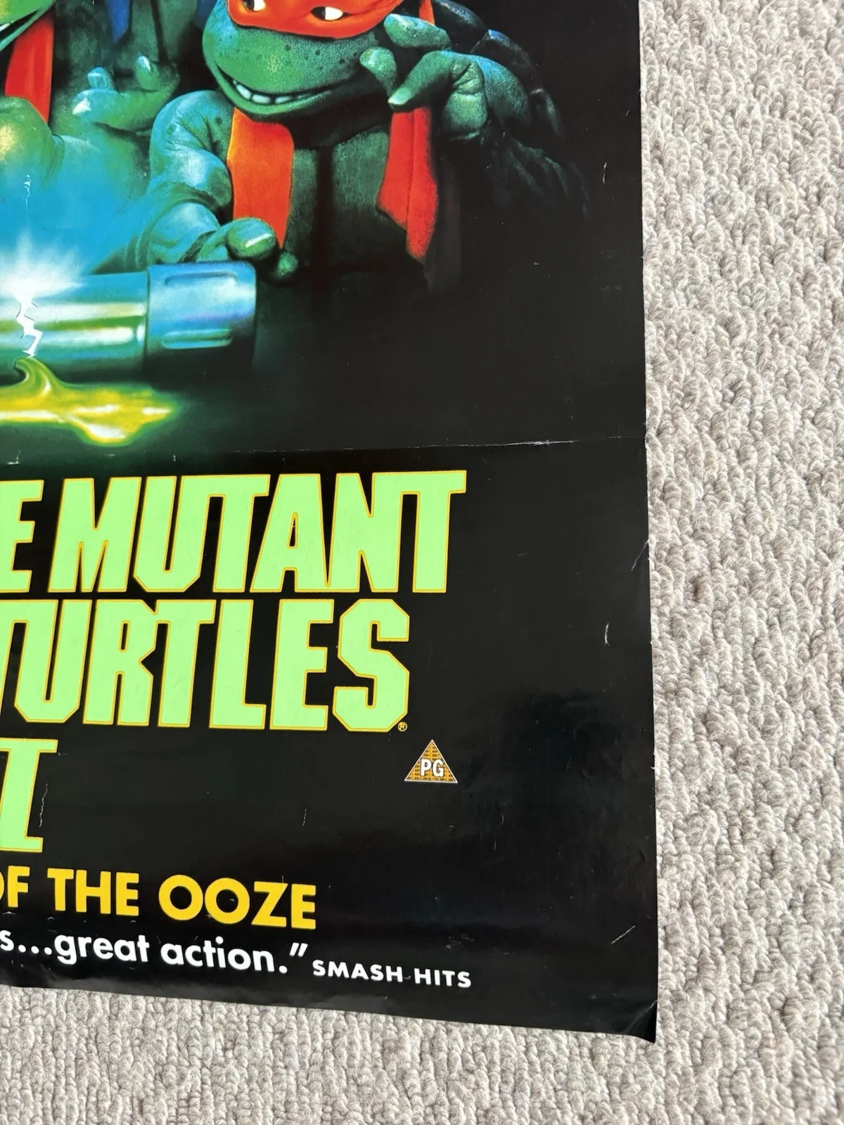 Teenage Mutant Ninja Turtles Movie Poster Bundle Lot X3 TMNT 1990s Vintage 90s, изображение 4