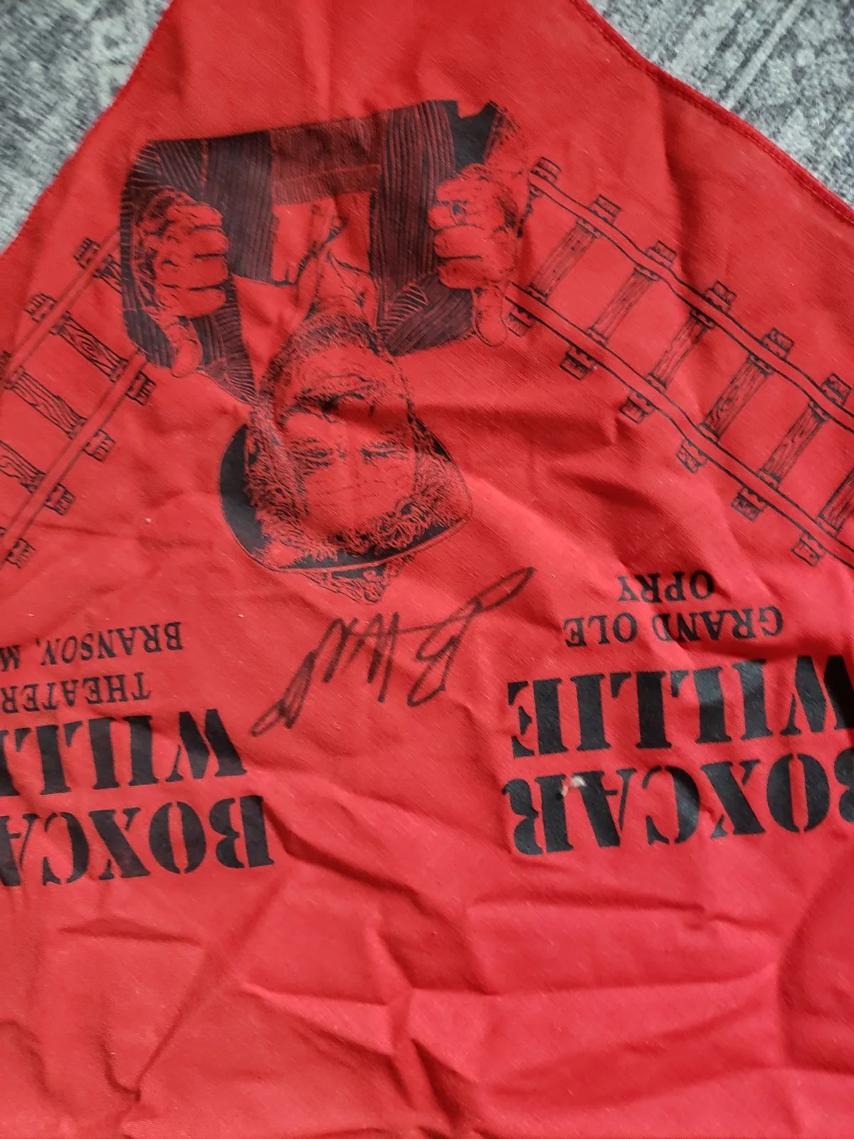 boxcar willie signed Hankerchief, image 2
