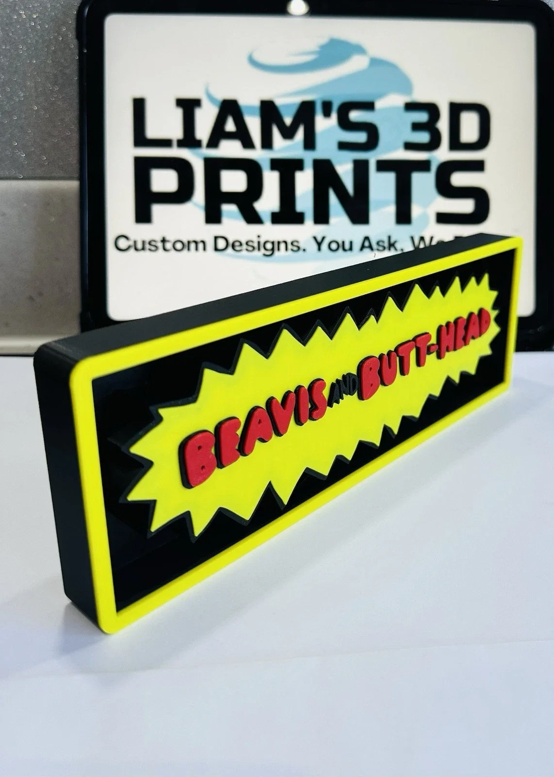 Decorative Beavis & Butthead Box Sign Film Shelf Display small 17.5cm L22cm, изображение 2