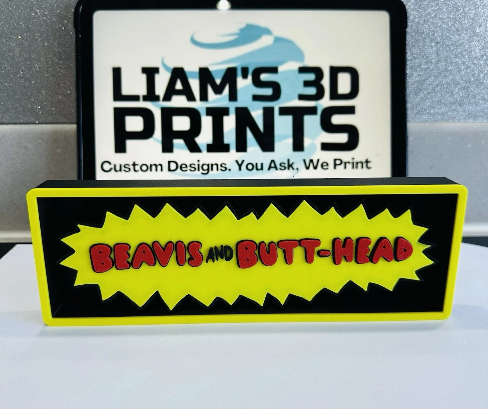 Decorative Beavis & Butthead Box Sign Film Shelf Display small 17.5cm L22cm, изображение 3