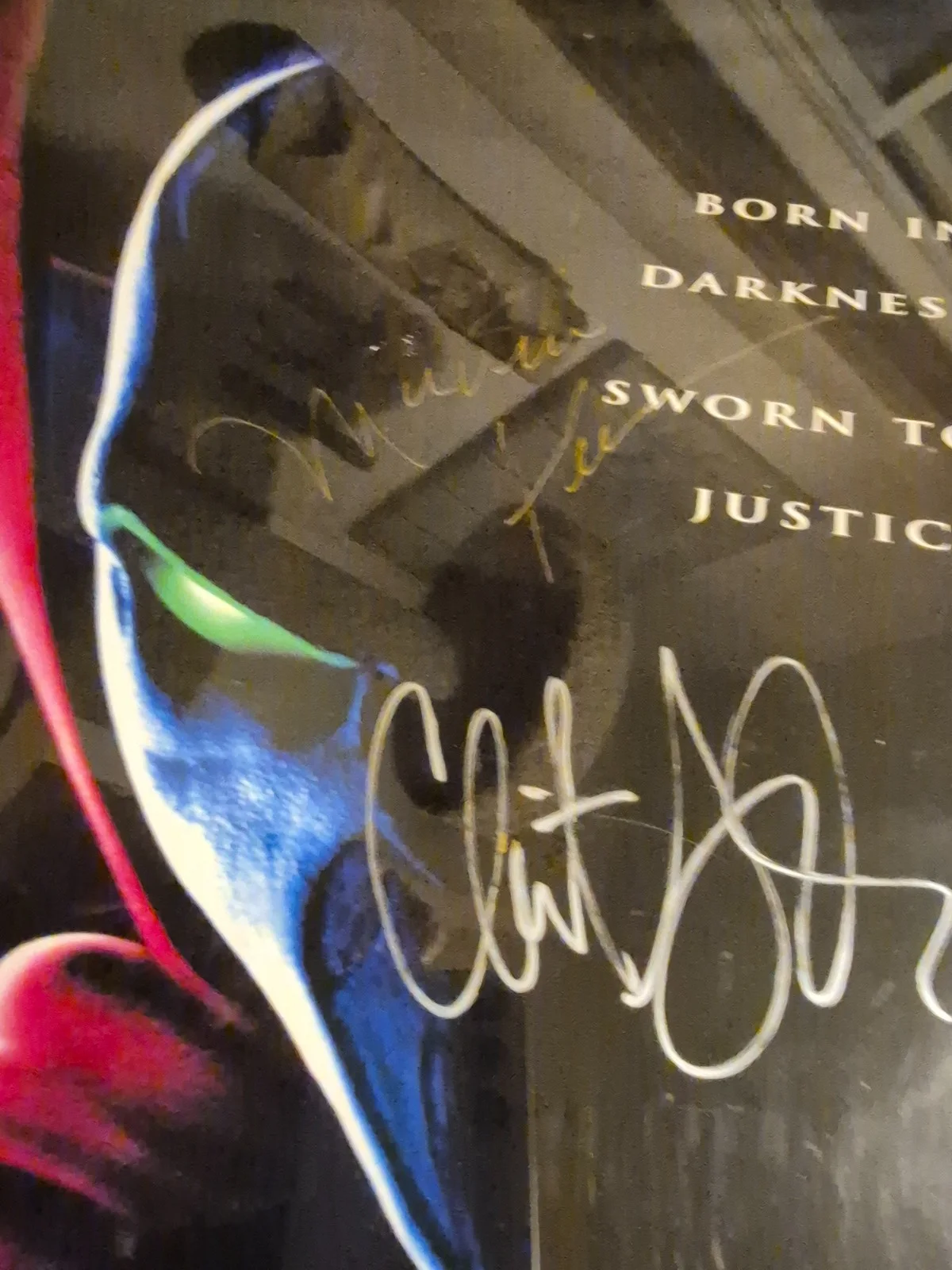 SEE BELOW — Signed Spawn Signed Movie Poster Todd McFarlane-MJ WHITE ,2 more Rare teaser Aug, image 3