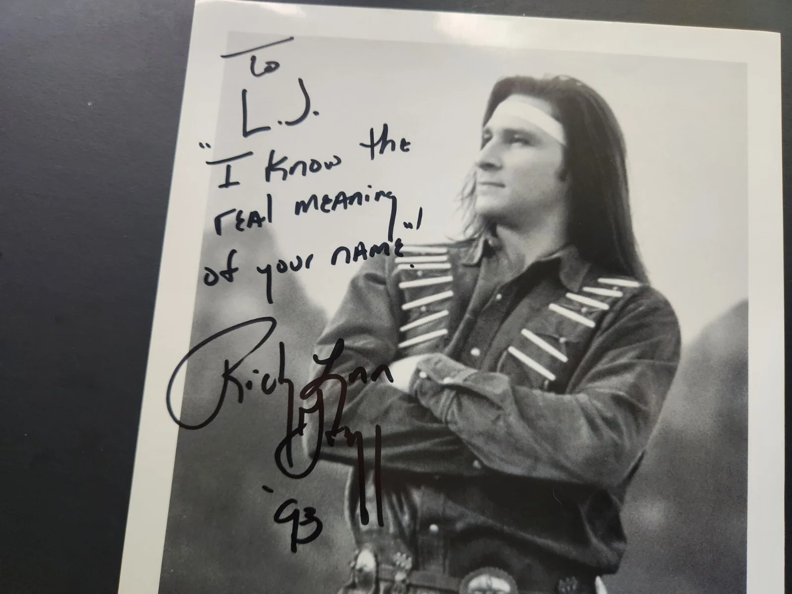 Native American Country Music Singer Ricky Lynn Gregg Hand Signed Photo 8X10, изображение 4