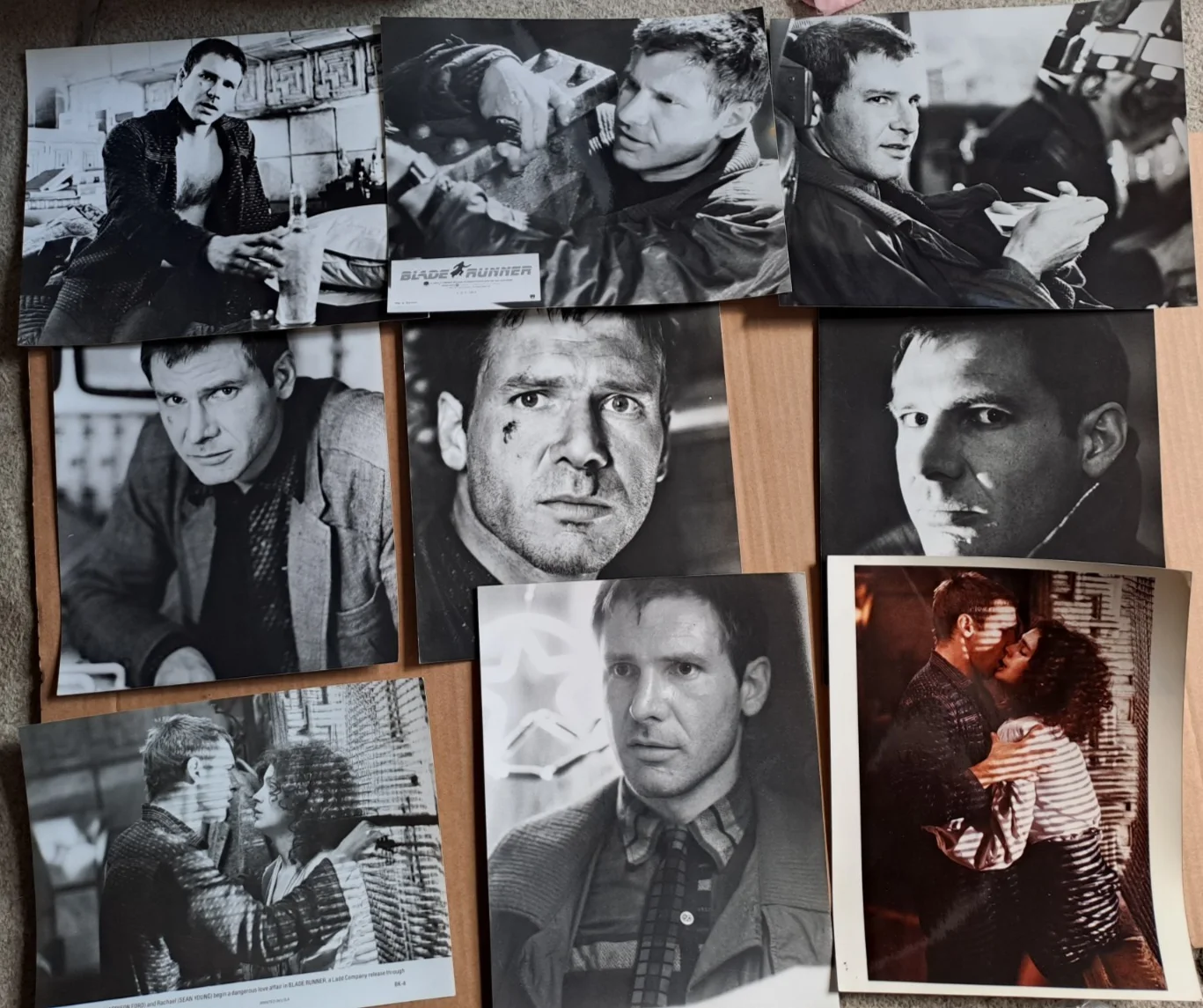 Lot of Harrison Ford original 1982 BLADE RUNNER stills and cuttings, image 4