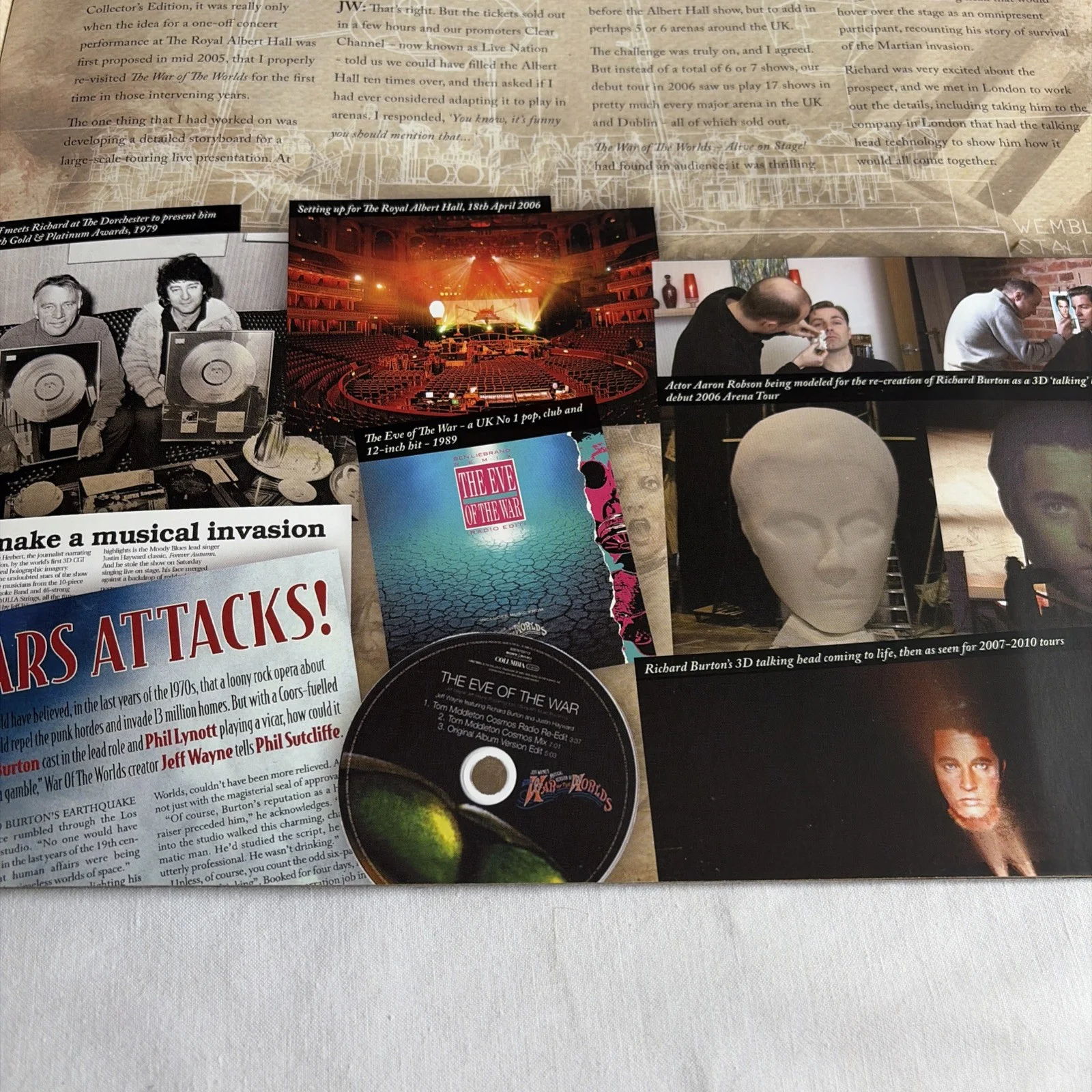 Jeff Wayne The War Of The Worlds 2014 Tour Programme, image 2
