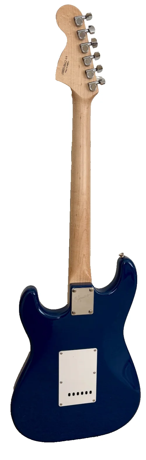 Fender Squire Affinity Stratocaster Signed DEANA CARTER Electric Guitar LP Blue, image 2