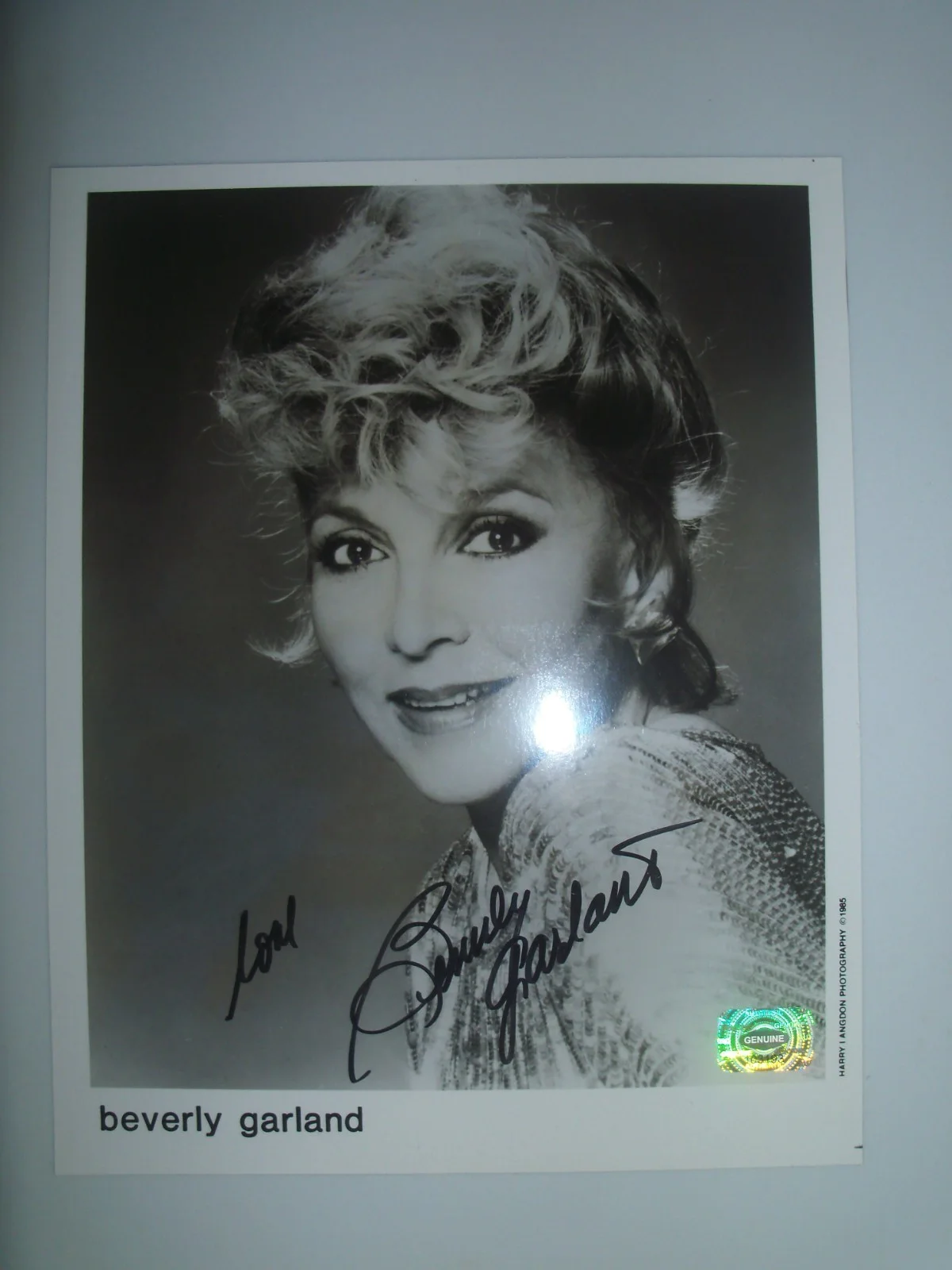 Beverly Garland — BEVERLY GARLAND Signed Autographed 8X10 Photo W/ Hologram/Serial #, image 2