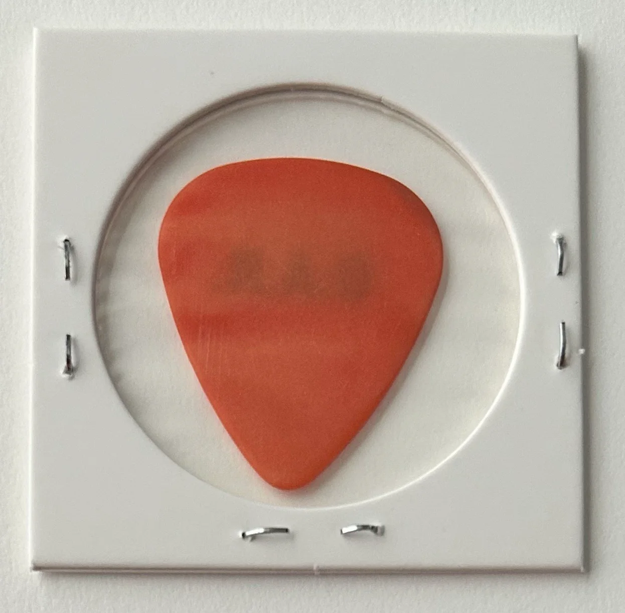 O.A.R. (Of A Revolution) Tour Guitar Pick - One Sided - Orange, image 2