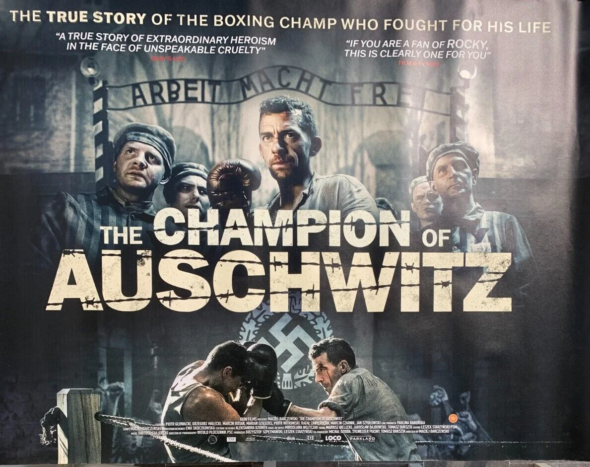 THE CHAMPION OF AUSCHWITZ UK QUAD (30"x 40") ROLLED POSTER PIOTR GLOWACKI 2020, изображение 2