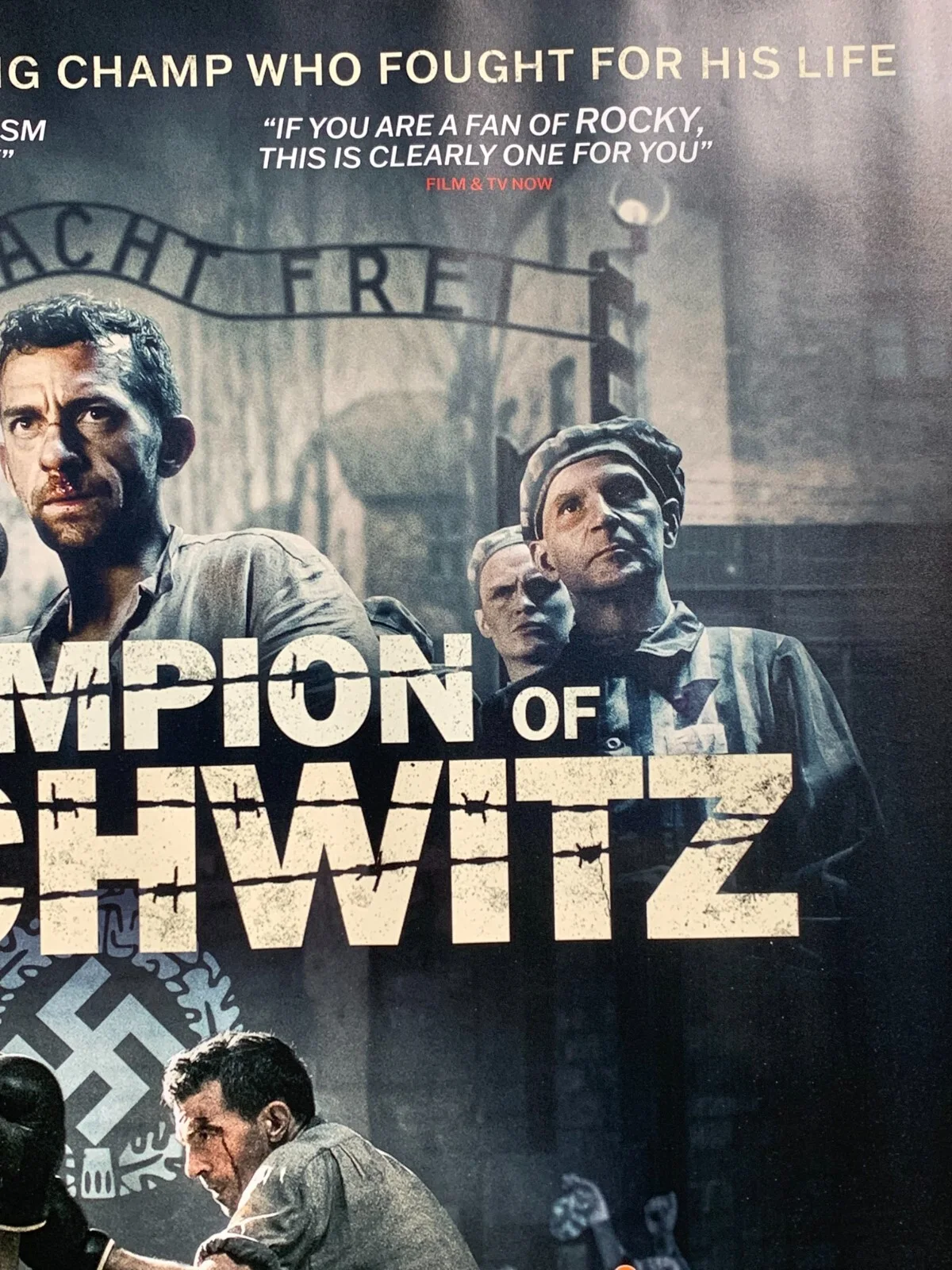 THE CHAMPION OF AUSCHWITZ UK QUAD (30"x 40") ROLLED POSTER PIOTR GLOWACKI 2020, изображение 4