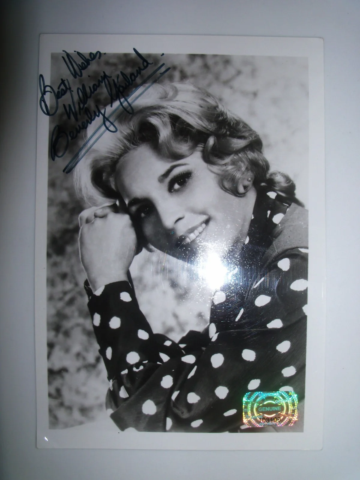 Beverly Garland — BEVERLY GARLAND Signed Autographed 5X7 Photo W/ Hologram/Serial #, изображение 2
