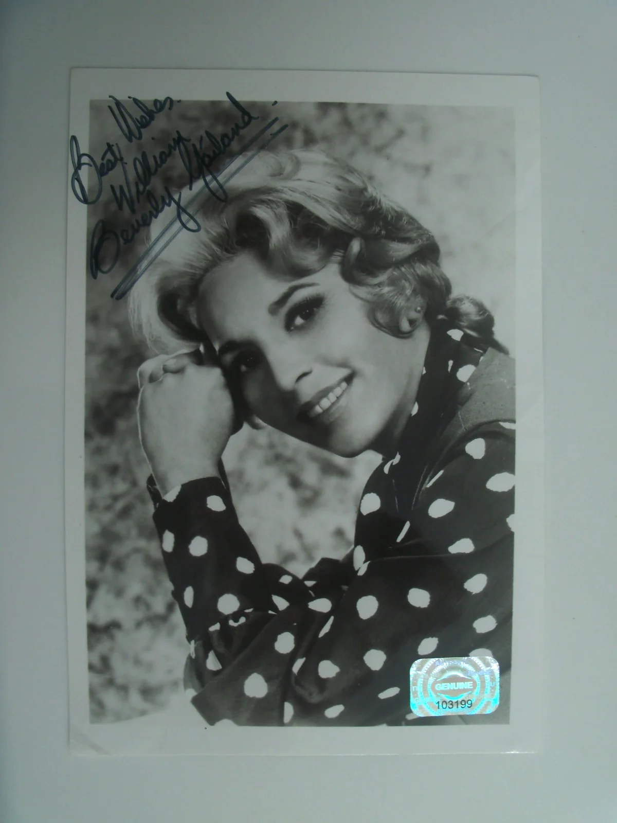 Beverly Garland — BEVERLY GARLAND Signed Autographed 5X7 Photo W/ Hologram/Serial #, изображение 3