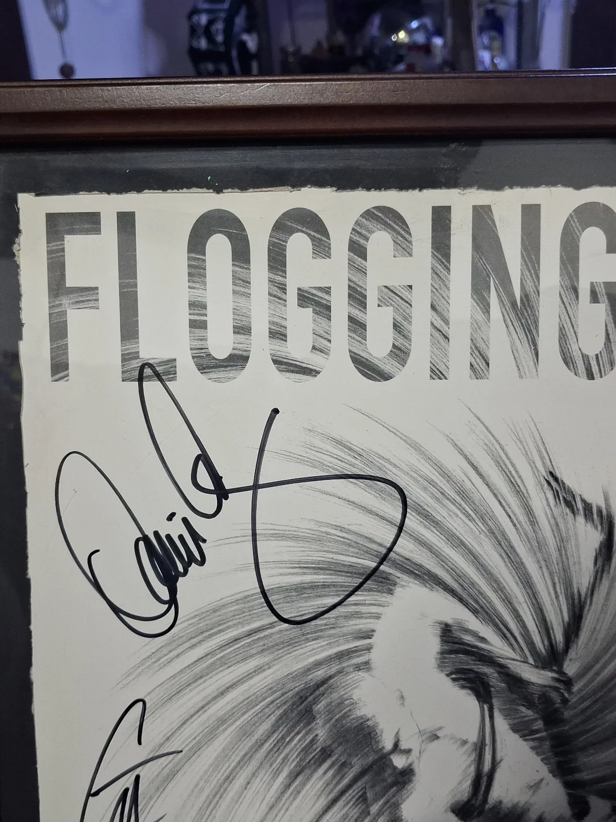 12x12 Flogging Molly Speed Of Darkness Autographed Poster, image 2