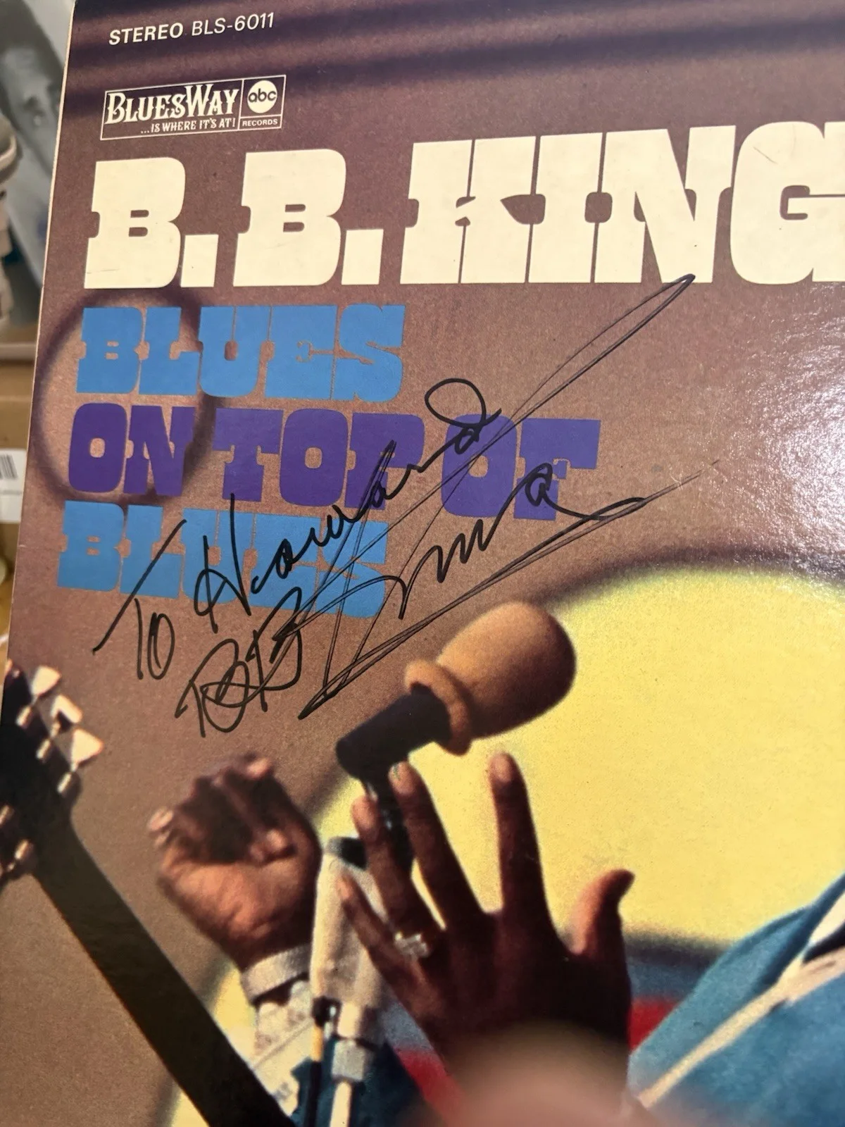 Early BB King SIGNED LP With Coa, image 2