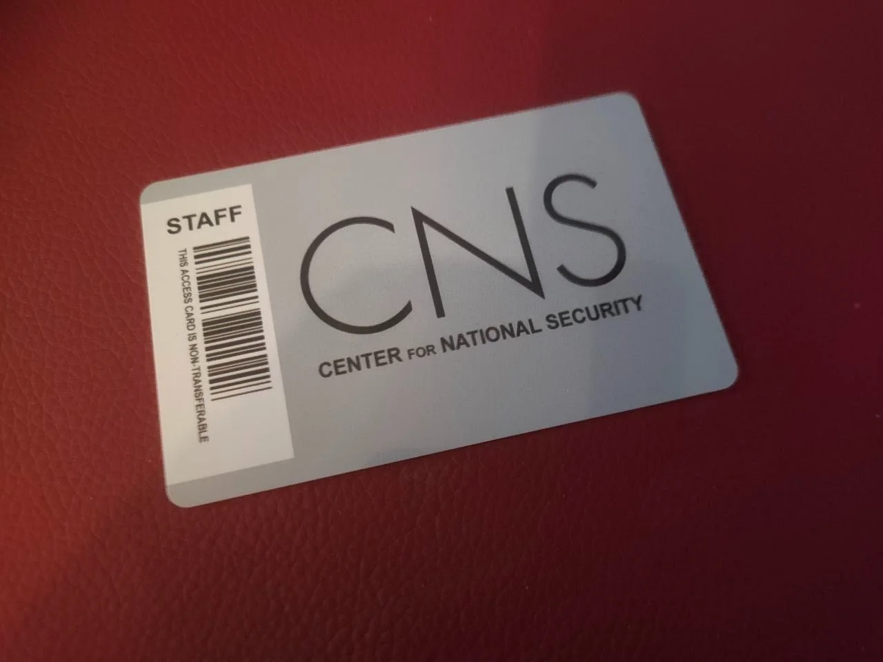PROP - James Bond - SPECTRE - CNS STAFF BADGE DOUBLE SIDED X2, image 2