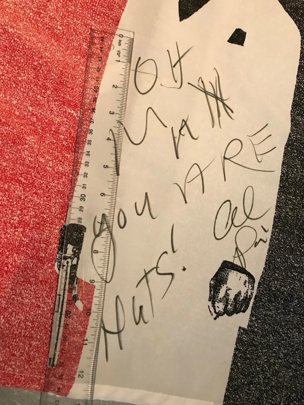 Al Pacino — Al Pacino Signed & Inscribed 2-SIDES! Scarface Shirt—"OH MAN, YOU ARE NUTS!" PSA, image 5