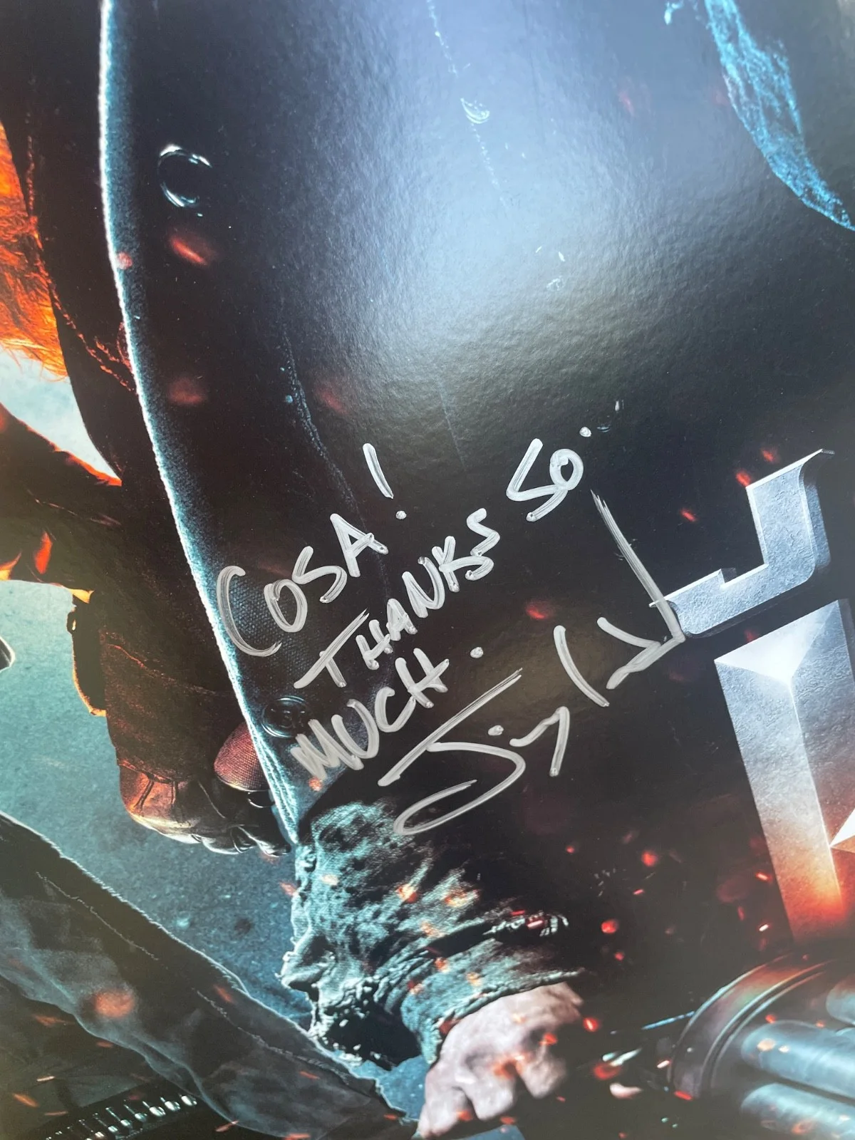 Jonah Hex Josh Brolin Poster mounted on foam board signed by director, image 2