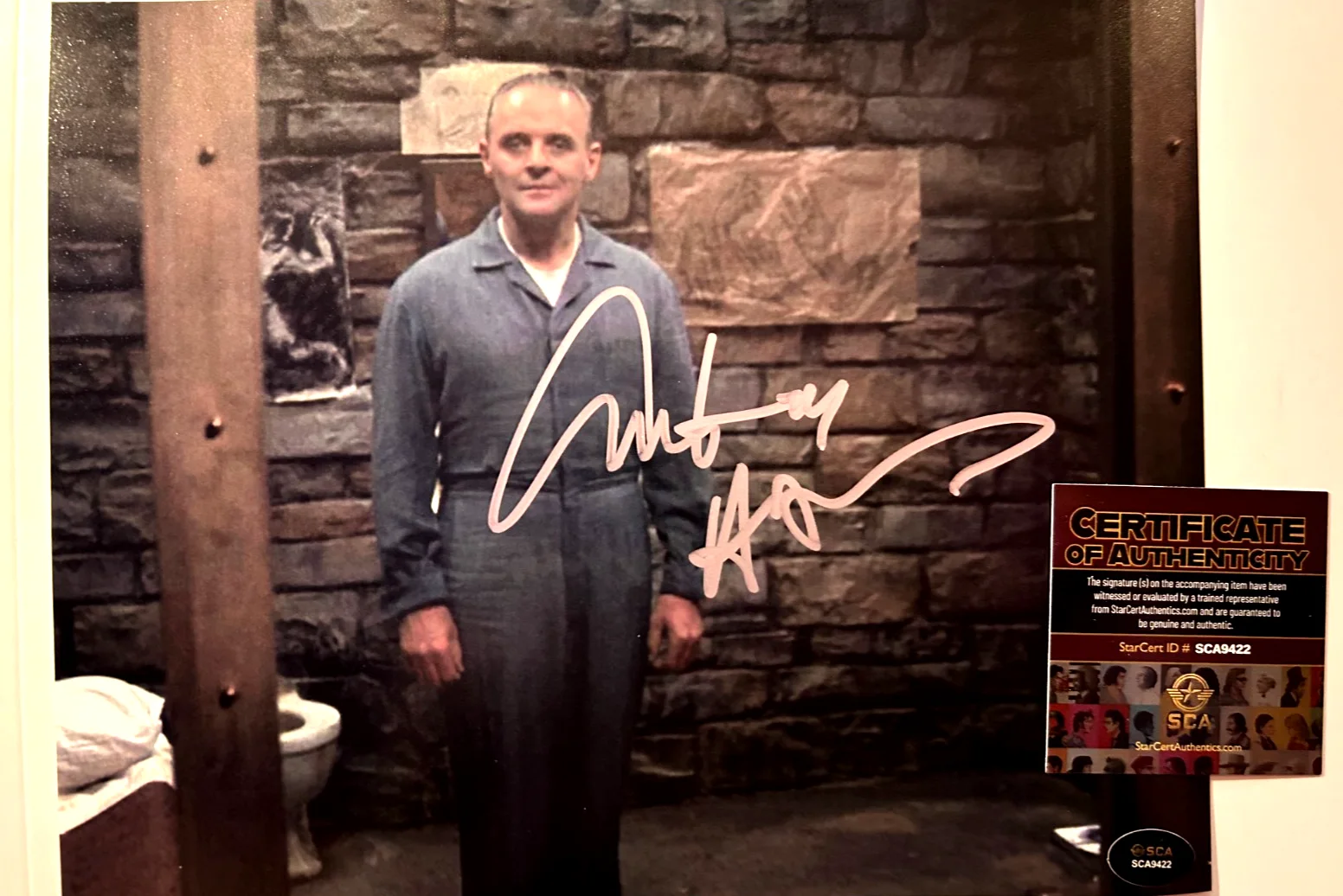 Anthony Hopkins — ANTHONY HOPKINS Signed (Hannibal Lecter) 8x10 Authentic Original Autograph w/COA, image 3