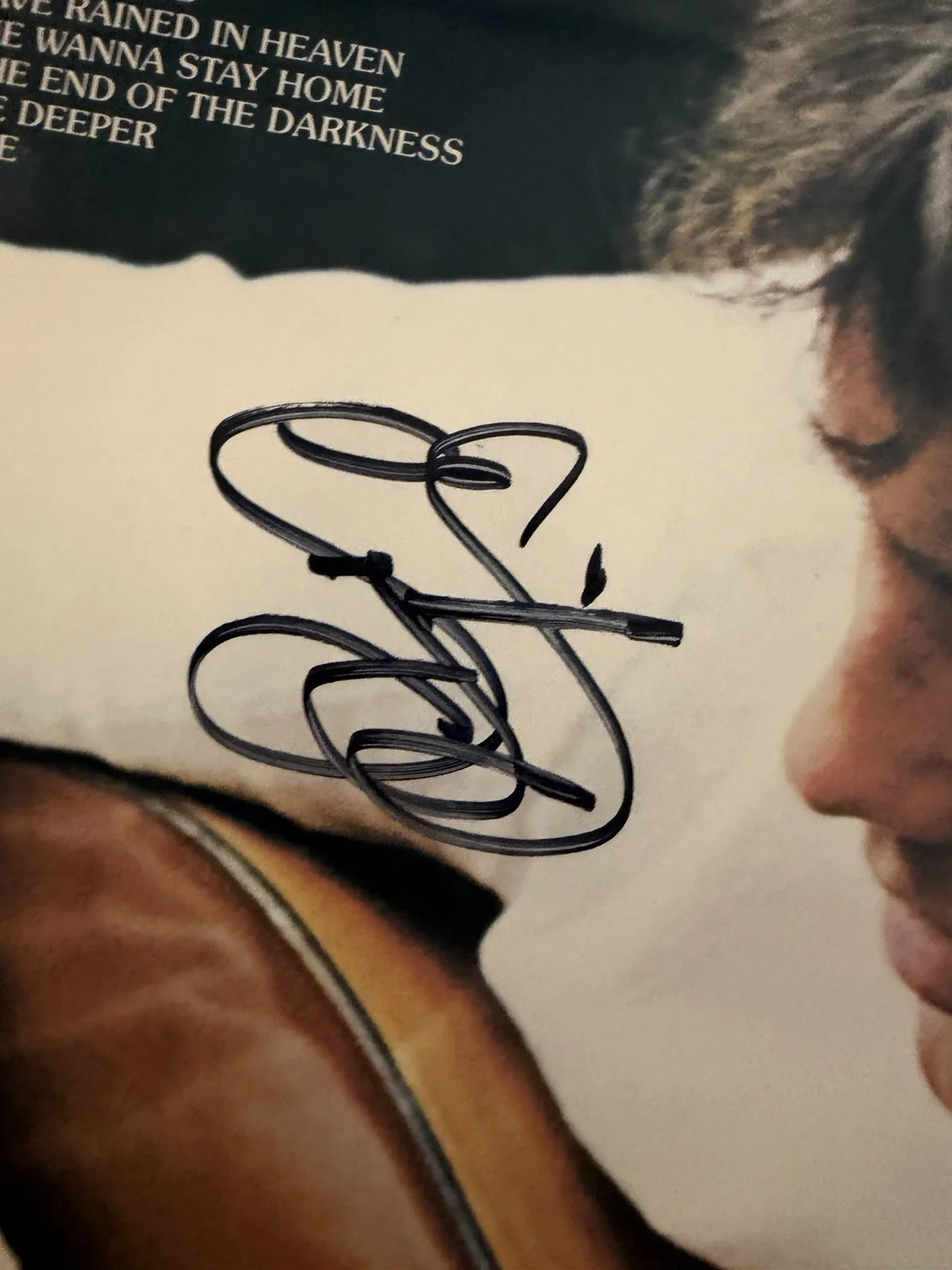 Larry Gatlin signed The Pilgrim LP Vinyl Autographed Country Legend, image 2