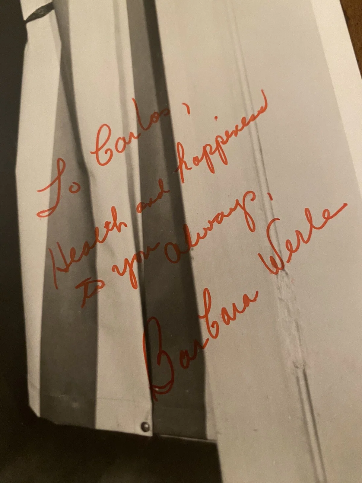 Barbara Werle — Barbara Werle Signed Autographed Photo With COA Charro Harum Scarum Tickle Me, image 2