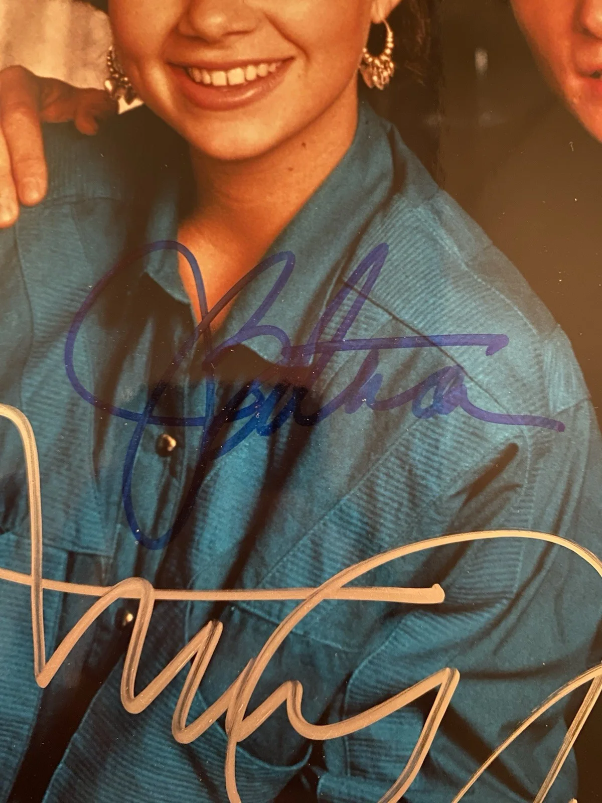 Michael J Fox, Justine Bateman — Michael J Fox Justine Bateman Signed Autographed Photo With COA Family Ties BOTH, image 2