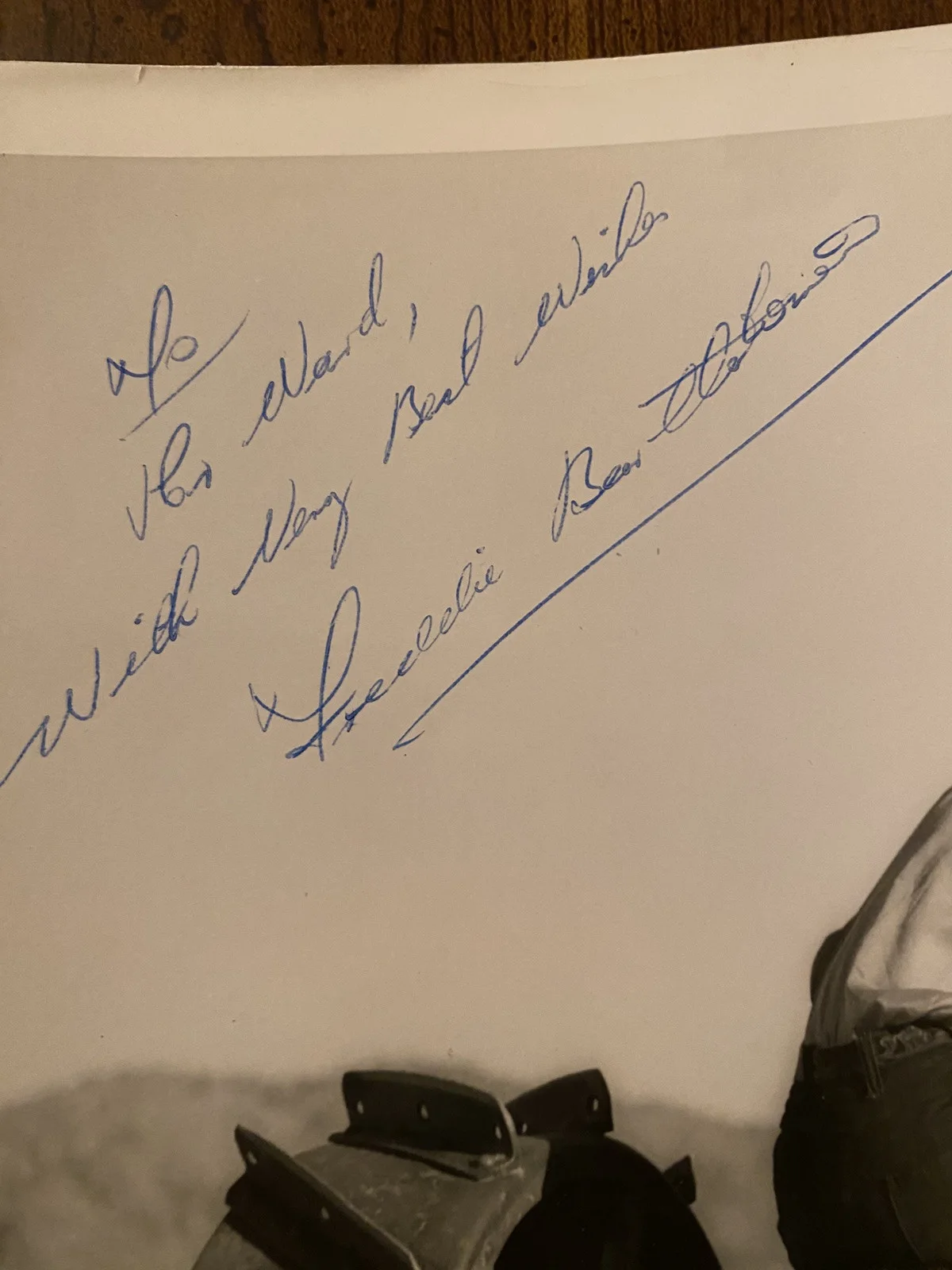 Freddie Bartholomew — Freddie Bartholomew Signed Autographed Photo With COA Captains Courageous RARE, image 2