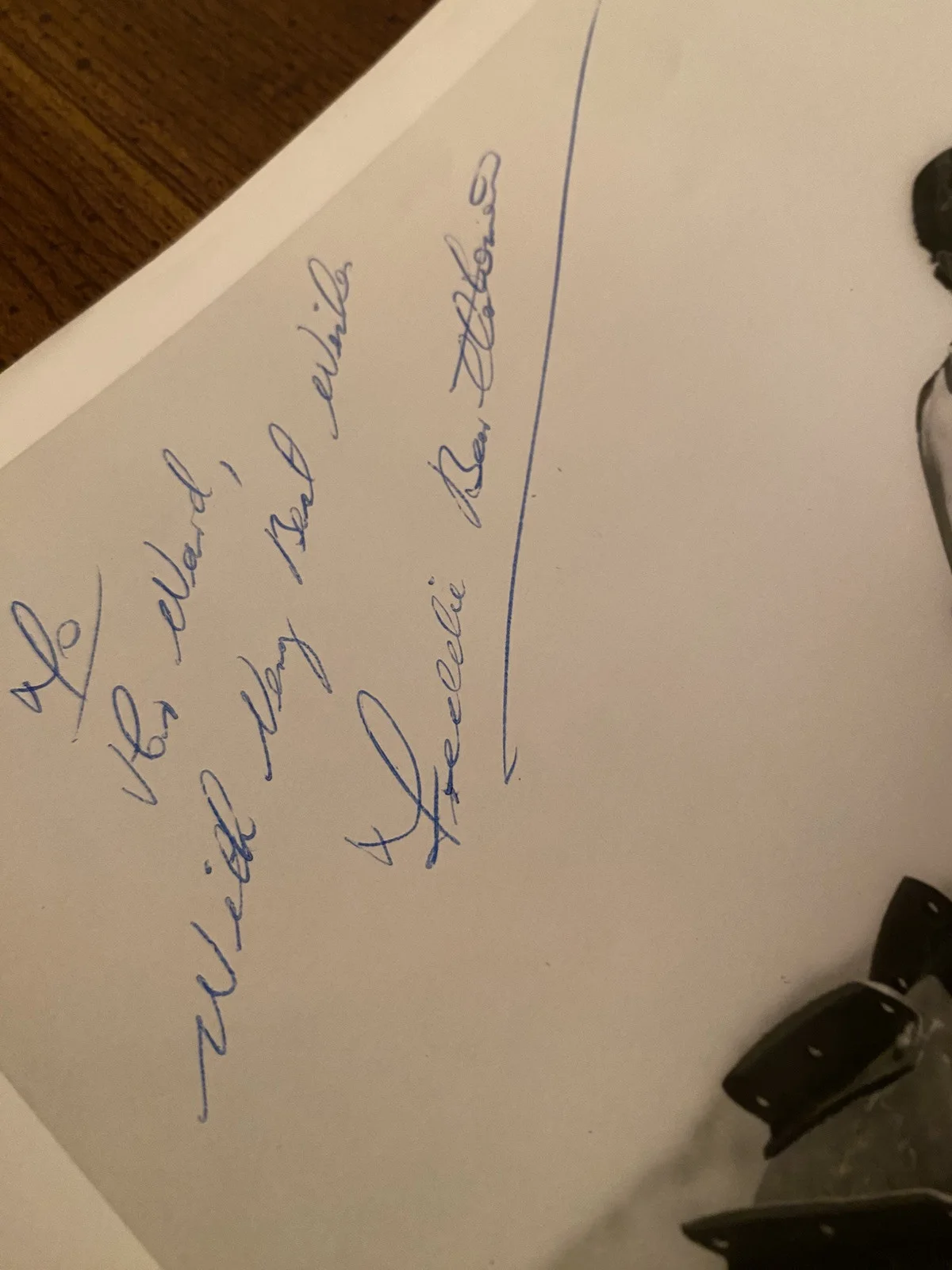 Freddie Bartholomew — Freddie Bartholomew Signed Autographed Photo With COA Captains Courageous RARE, image 3