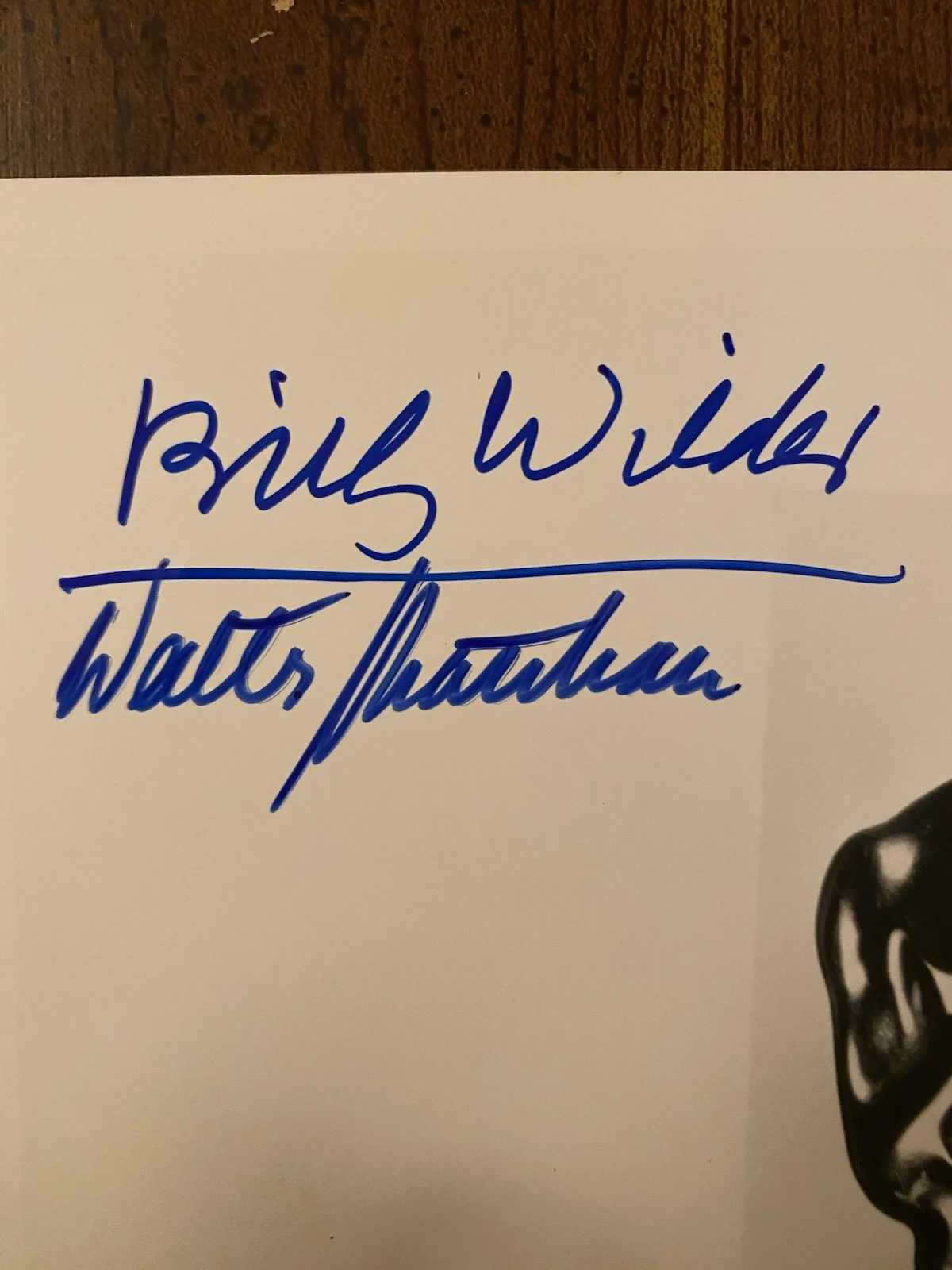 Billy Wilder, Jack Lemmon, Walter Matthau — Jack Lemmon Walter Matthau Billy Wilder Signed Photo With COA The Fortune Cookie, image 2